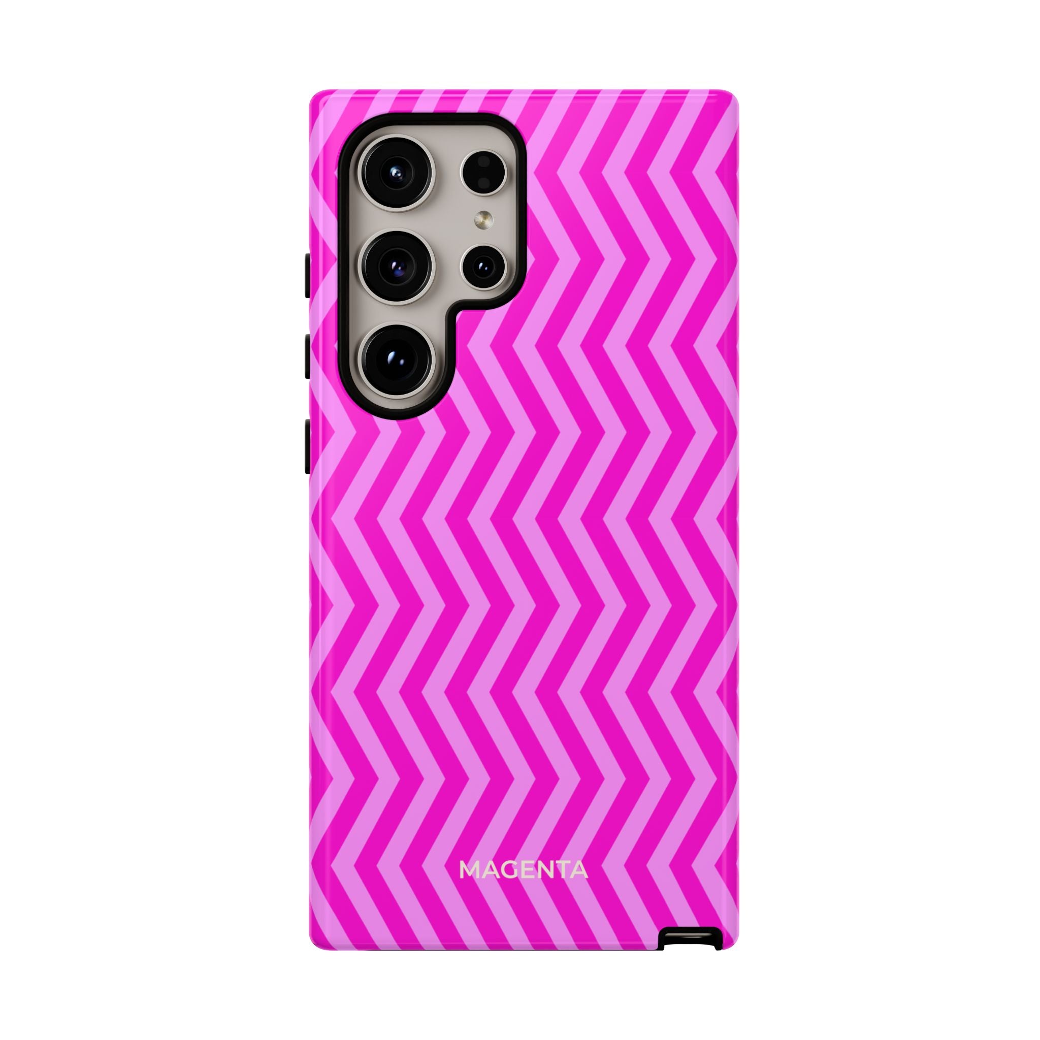 Magenta Zig Zag Tough Case