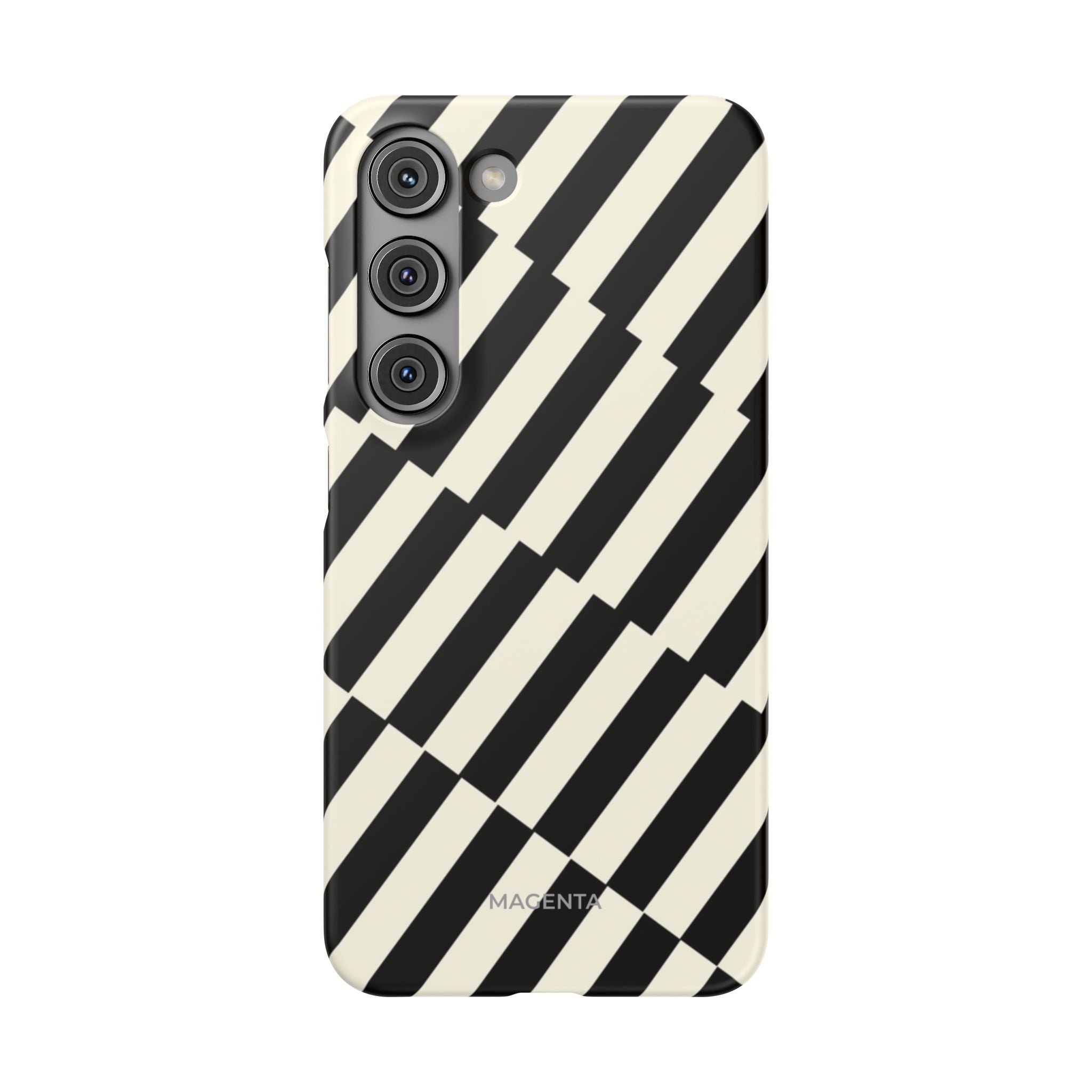 Black & White Crosswalk Snap Case