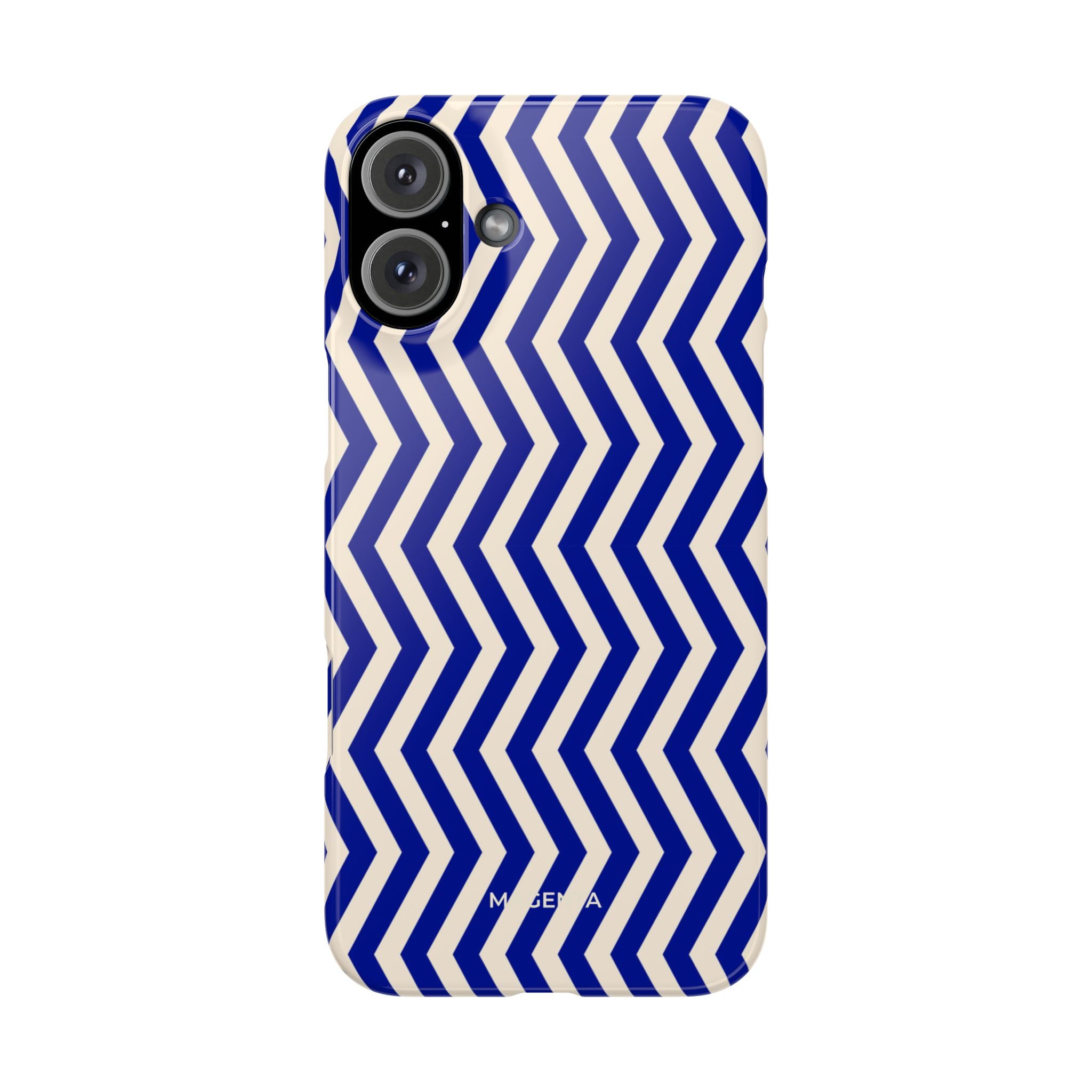 Blue Chevron Snap Case