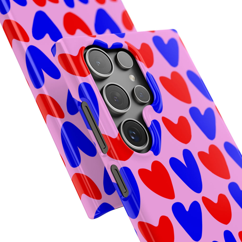 Zesty Hearts Snap Case