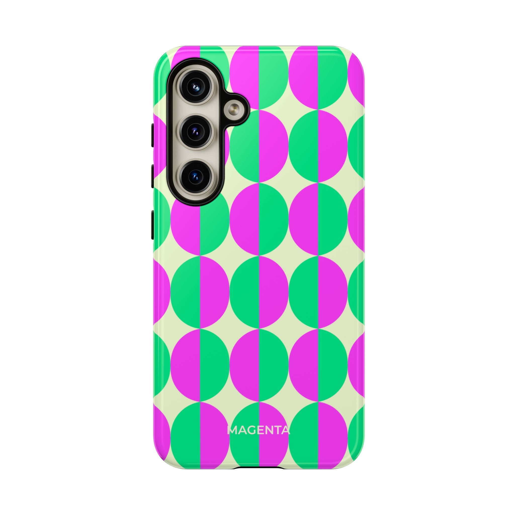 Purple Green Circle Tough Case
