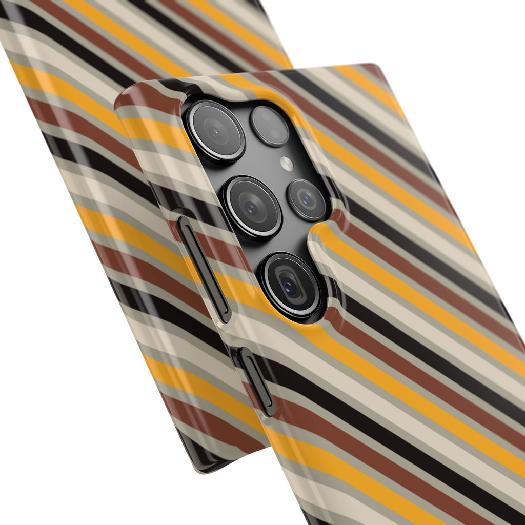 Earthy Stripes Snap Case