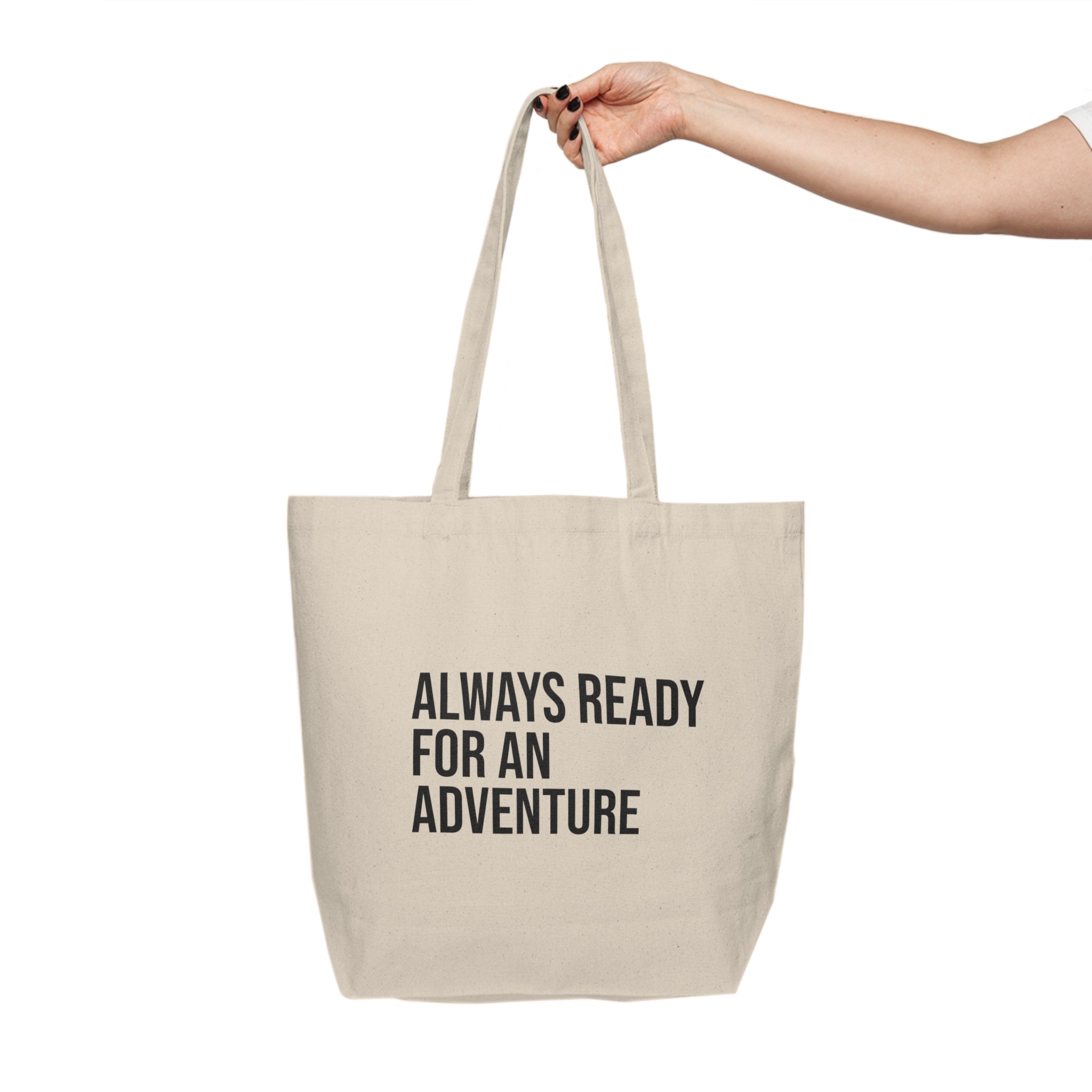 Adventure-Ready Canvas Shopping Tote