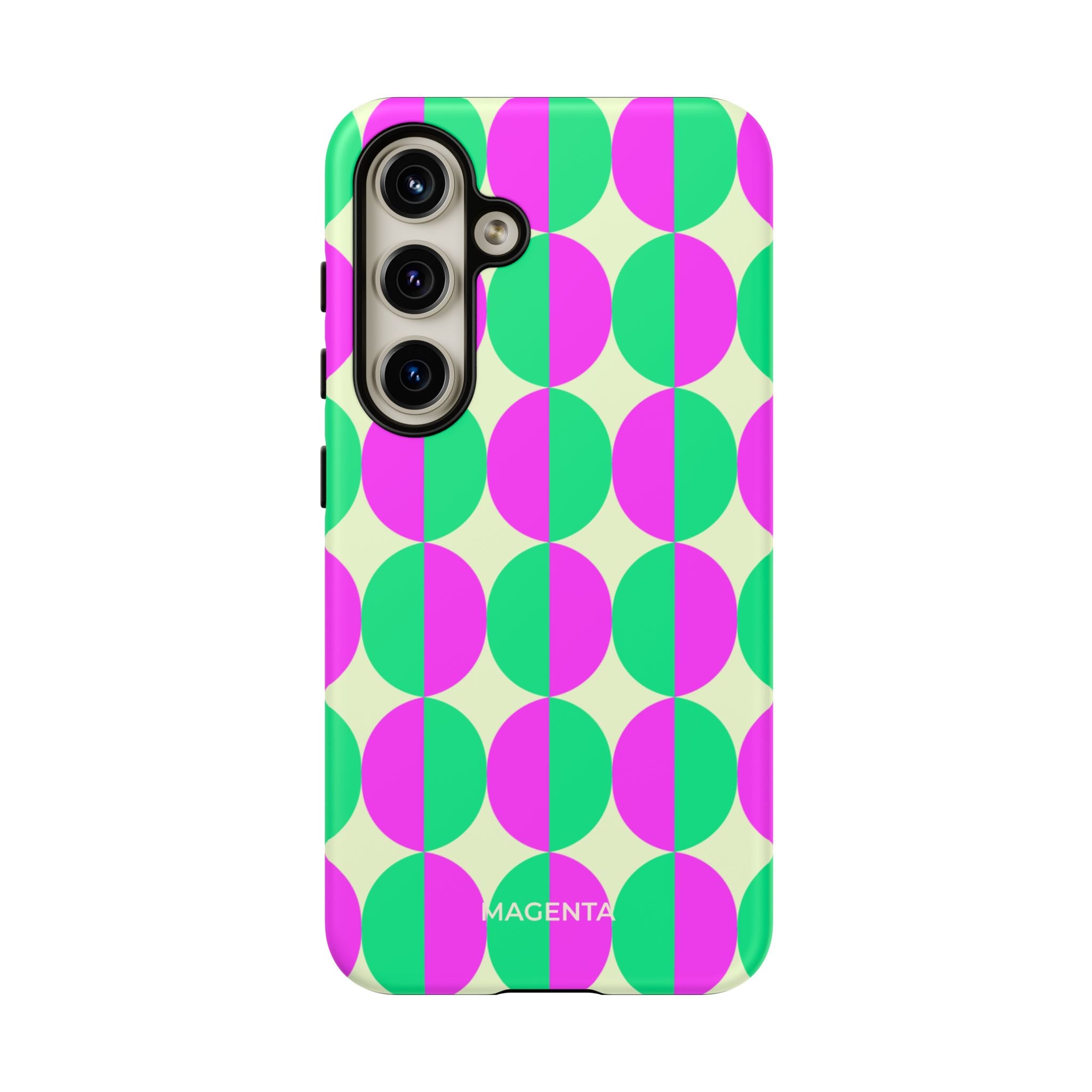 Purple Green Circle Tough Case
