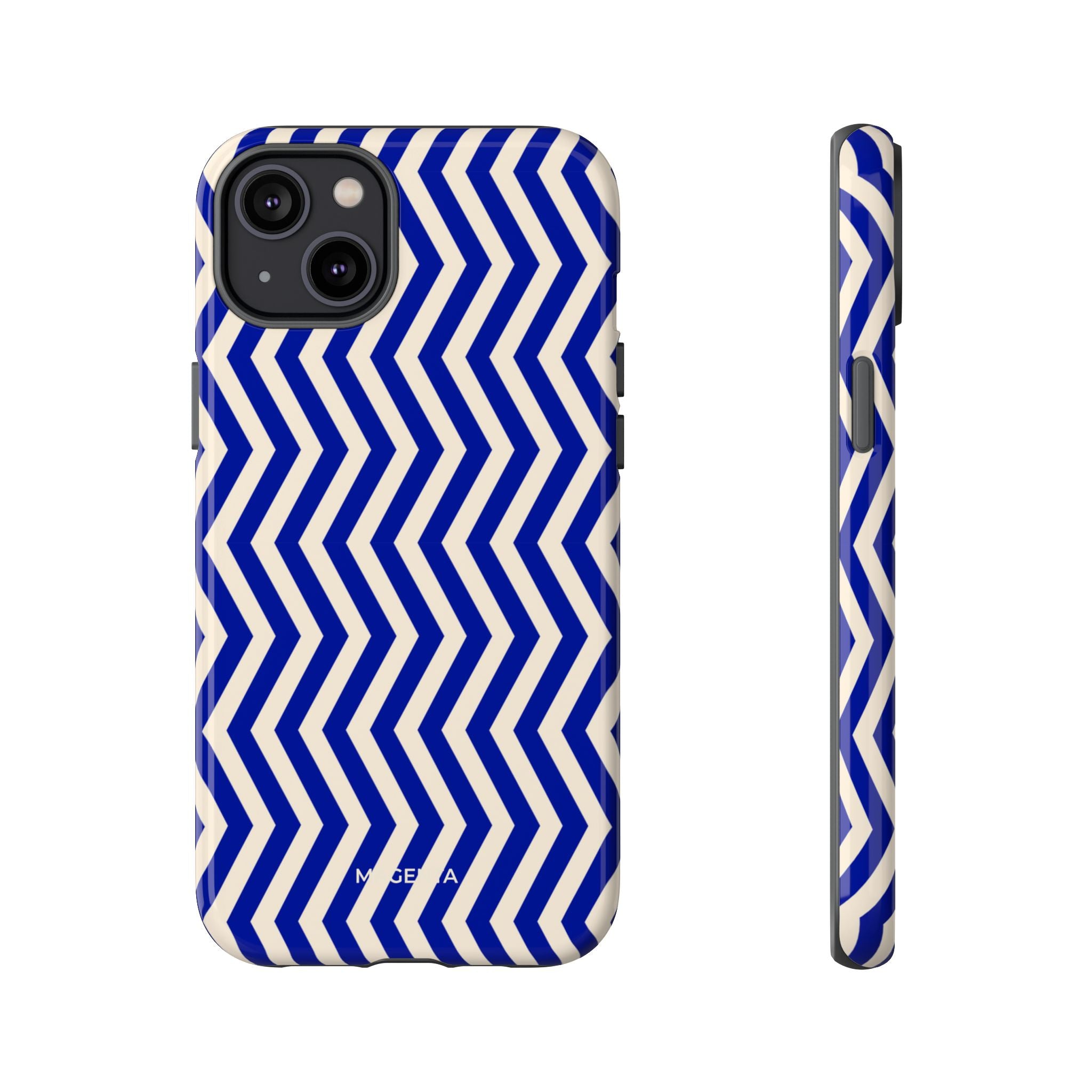 Blue Chevron Tough Case