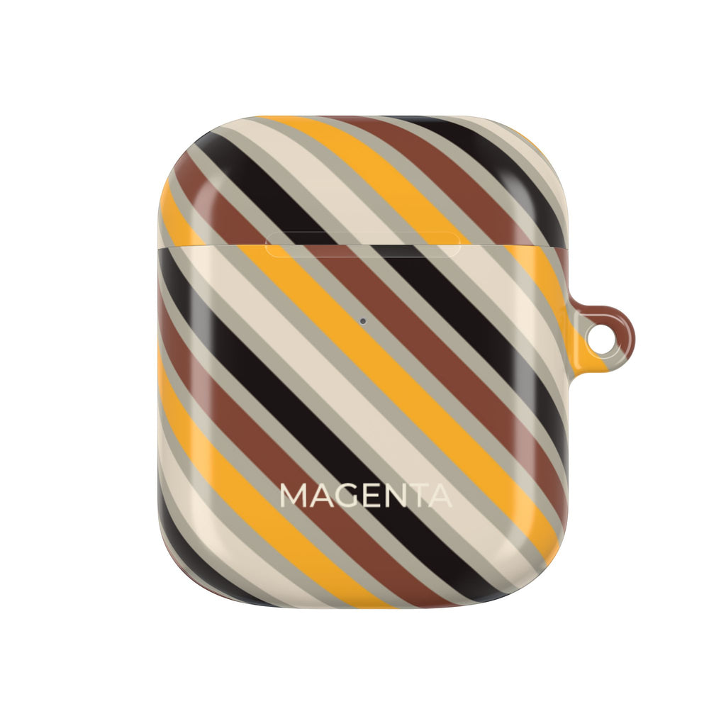 Earthy Stripes AirPods Case