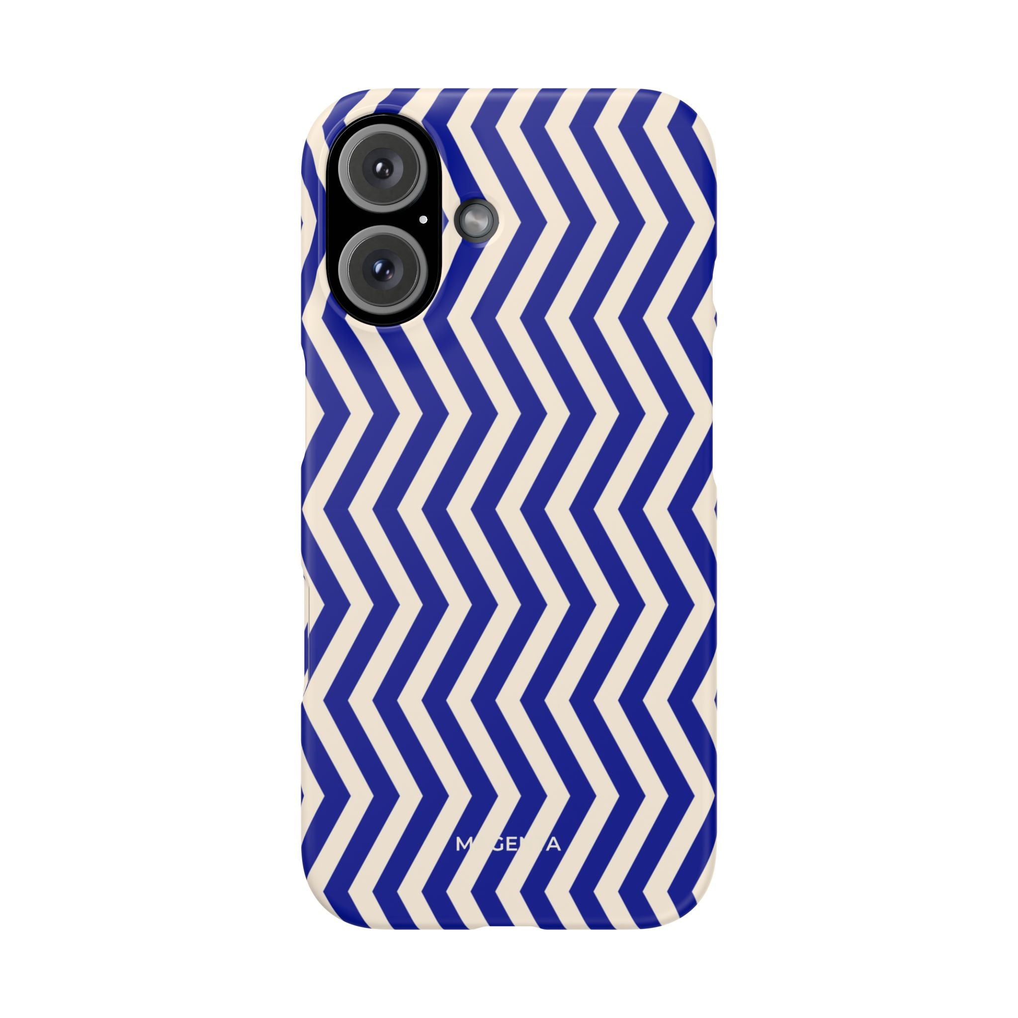 Blue Chevron Snap Case