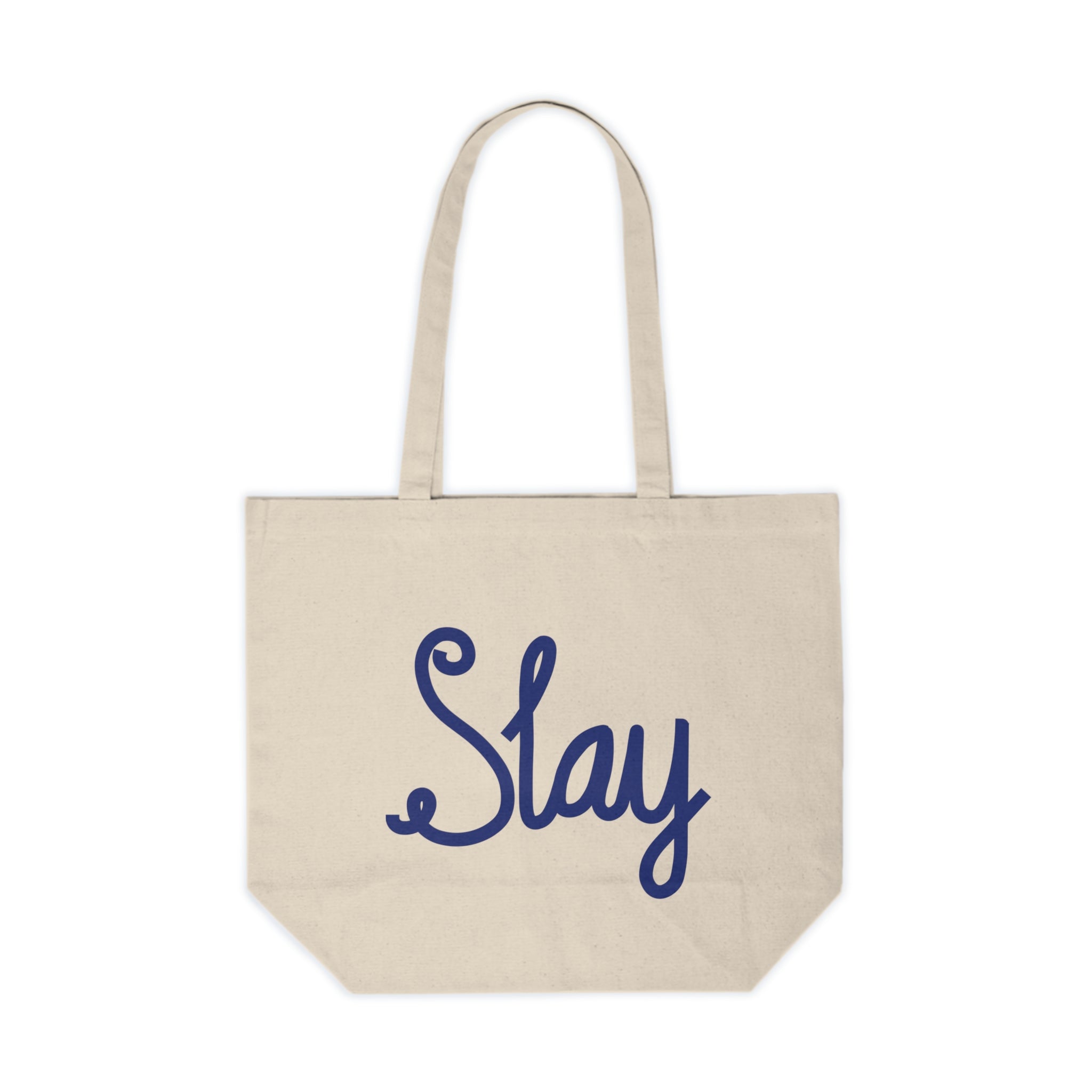 Slay Canvas Shopping Tote - V. 2 - Blue