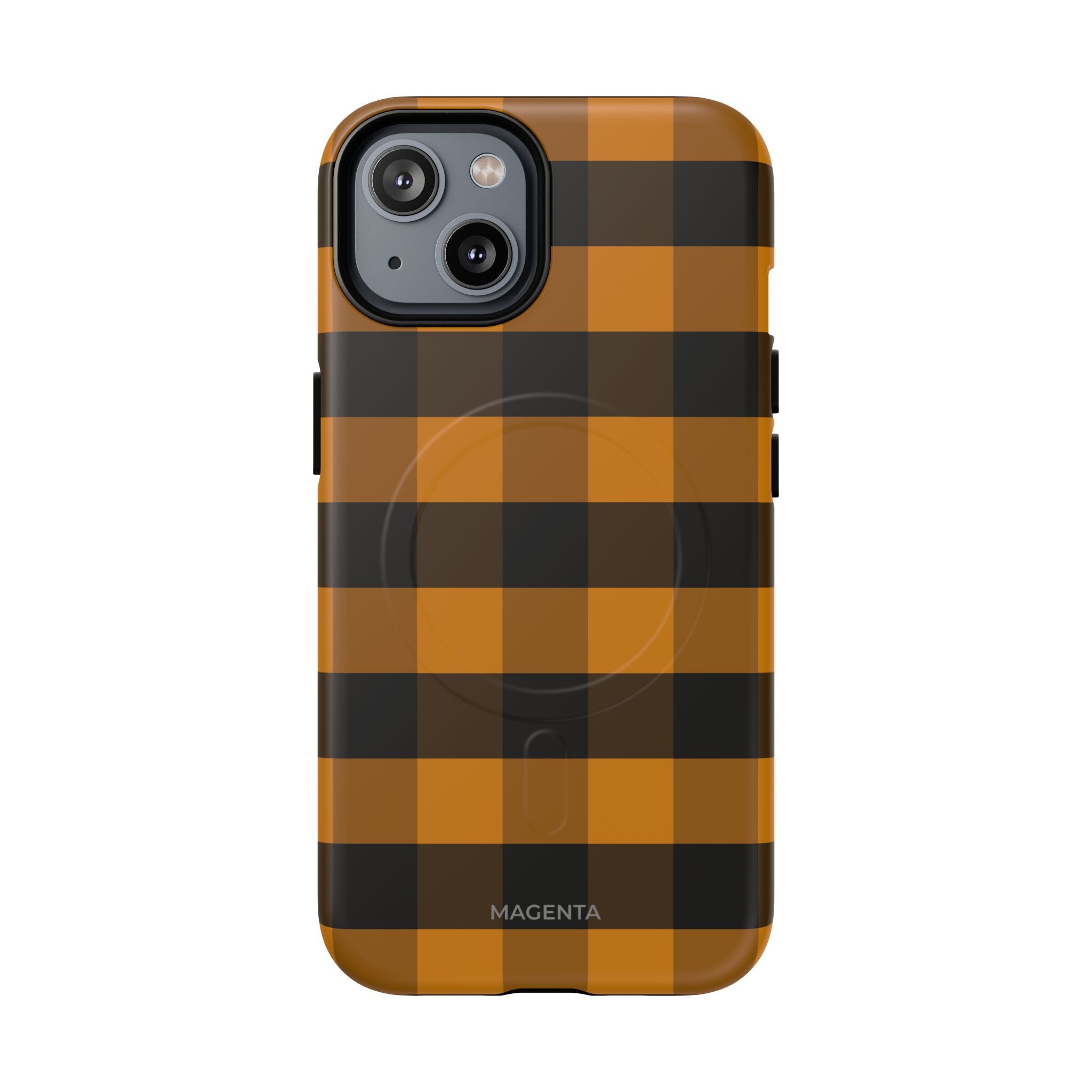 Golden Plaid Tough Mag Case