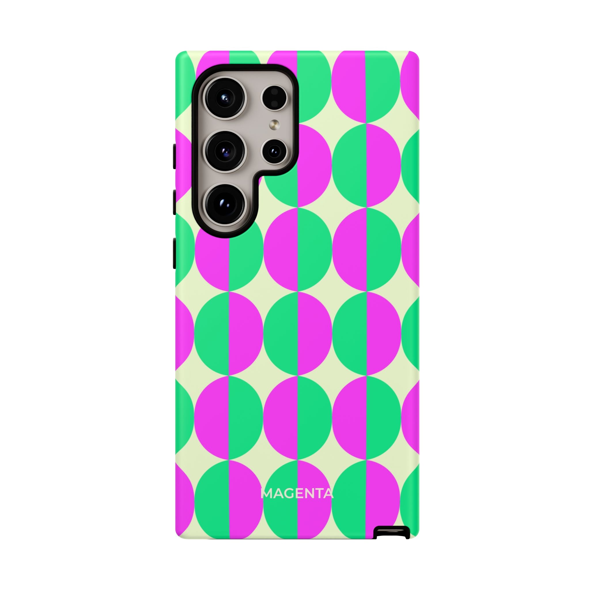 Purple Green Circle Tough Case