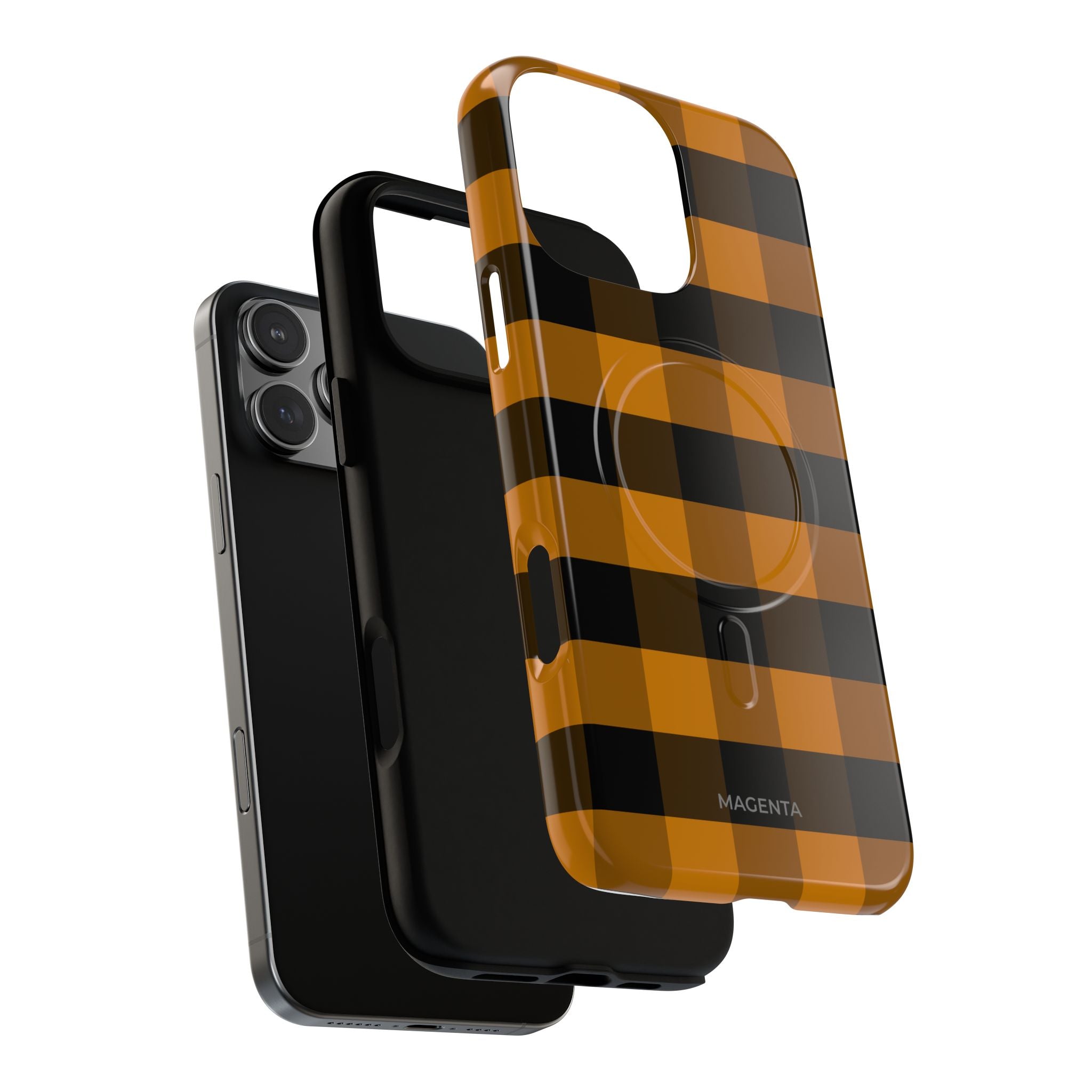 Golden Plaid Tough Mag Case