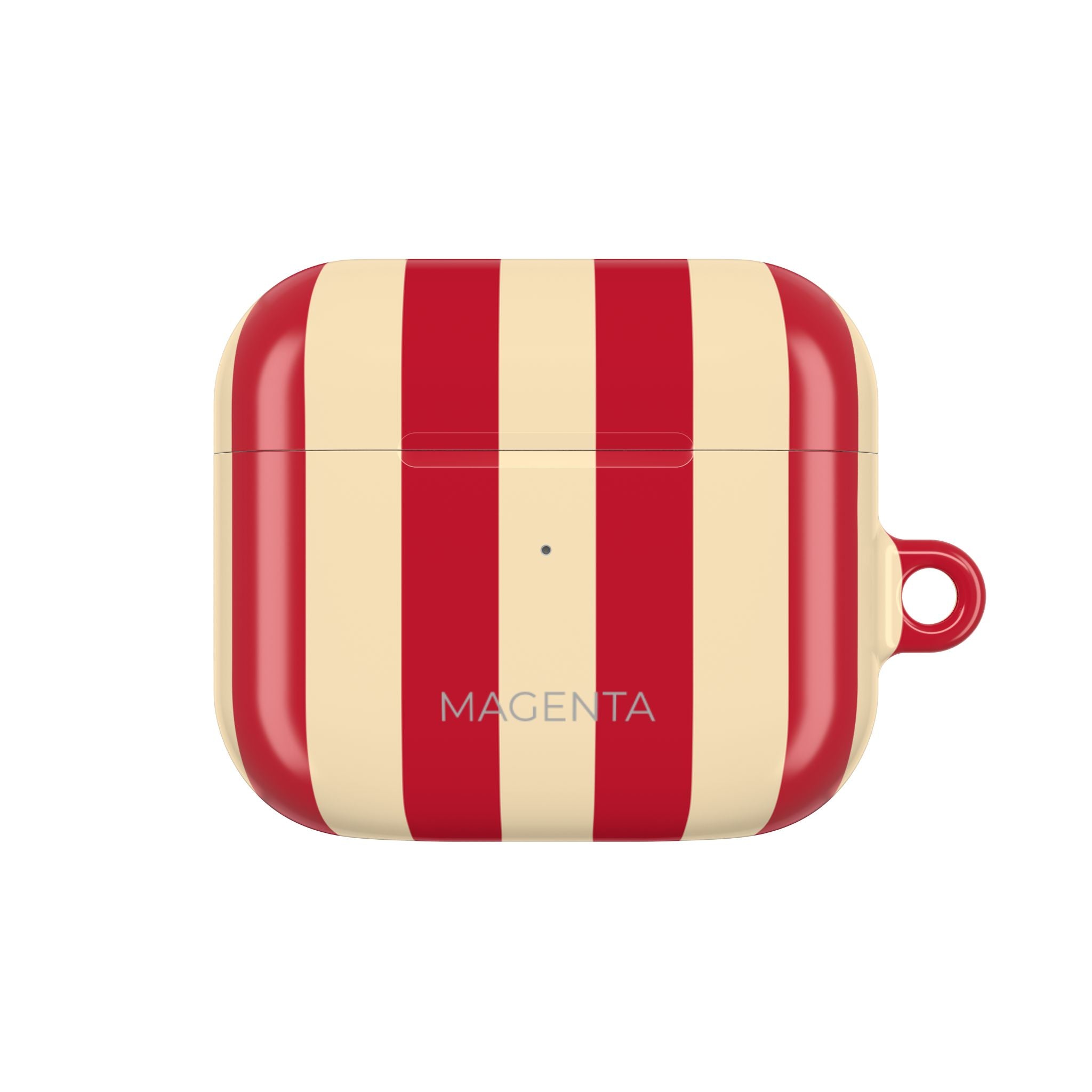 Red & Off White Stripes AirPods Gen 3 Case