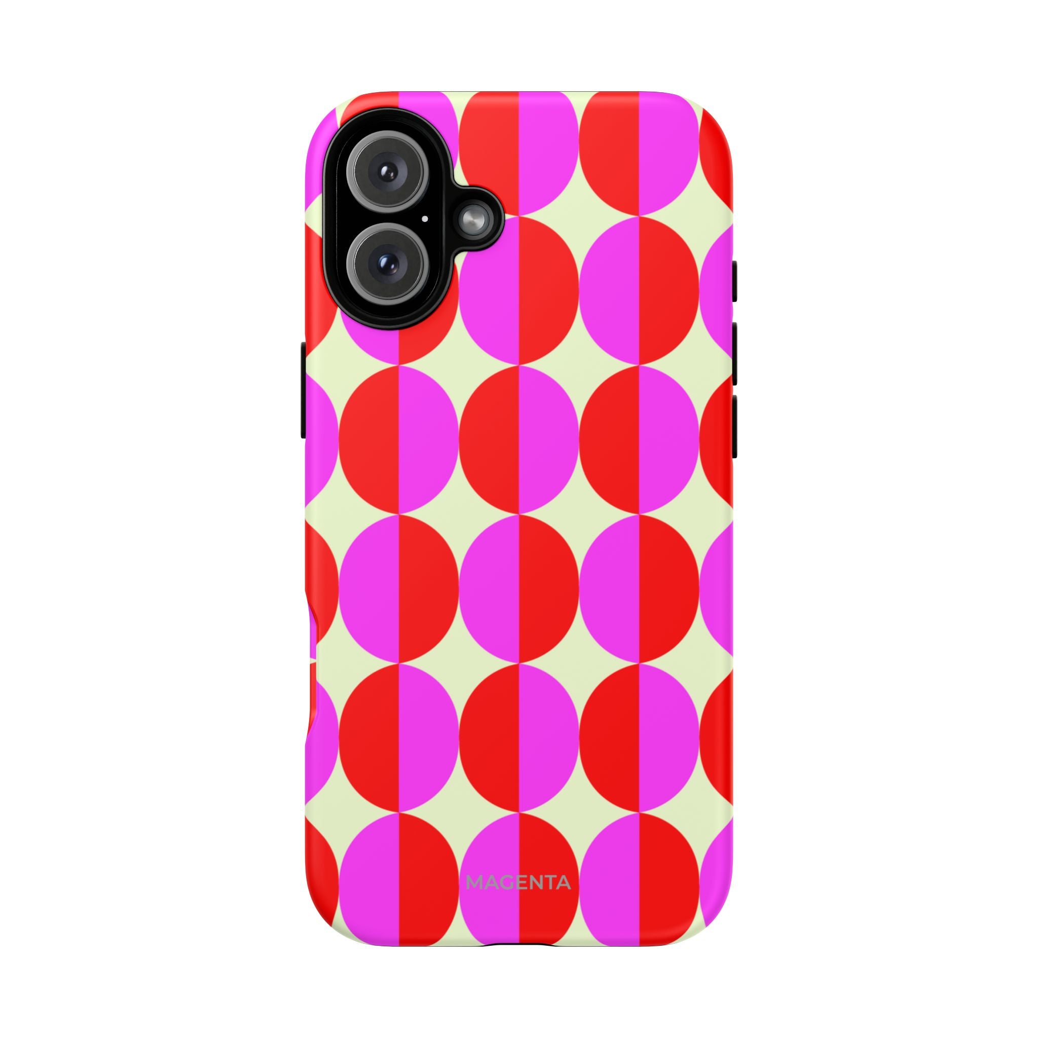 Red Pink Circle Tough Case