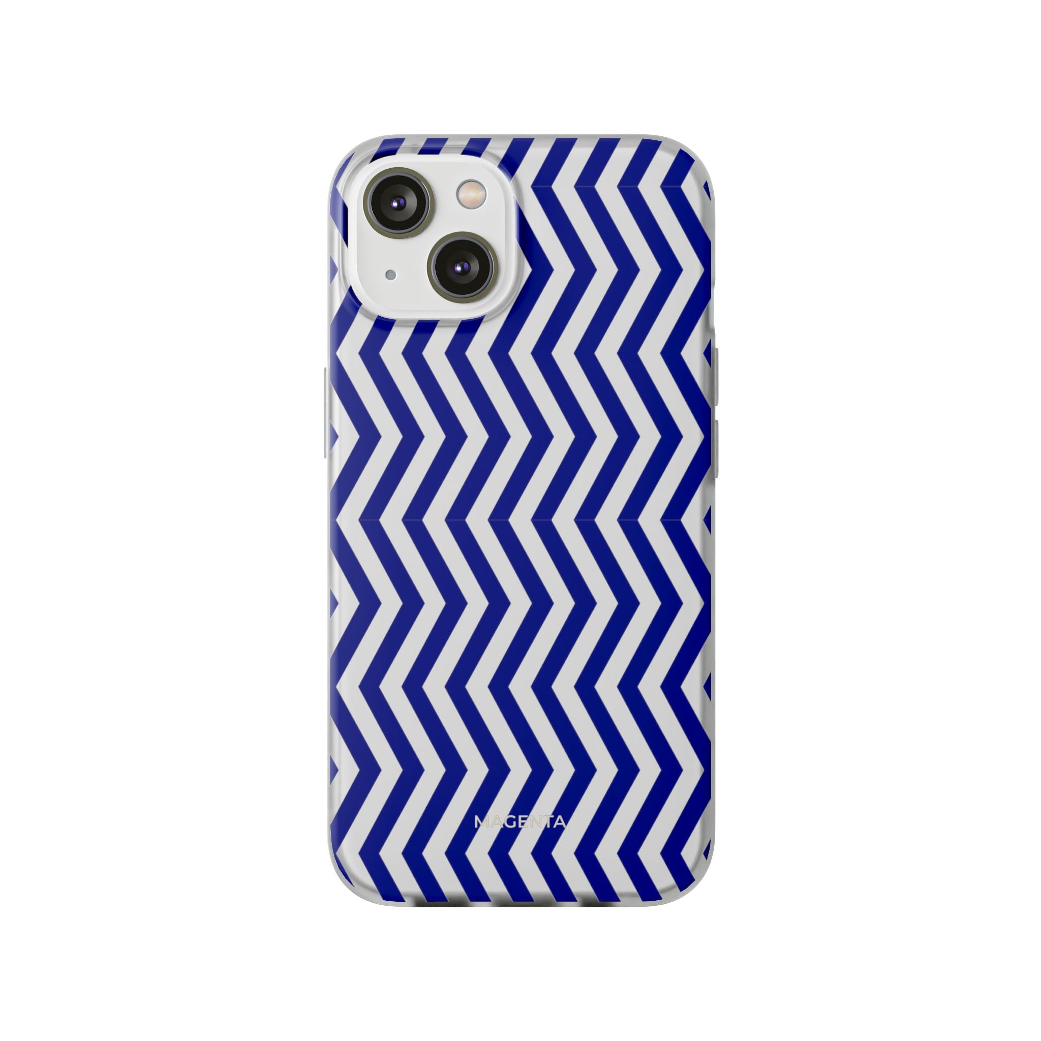 Blue Chevron Flexi Case