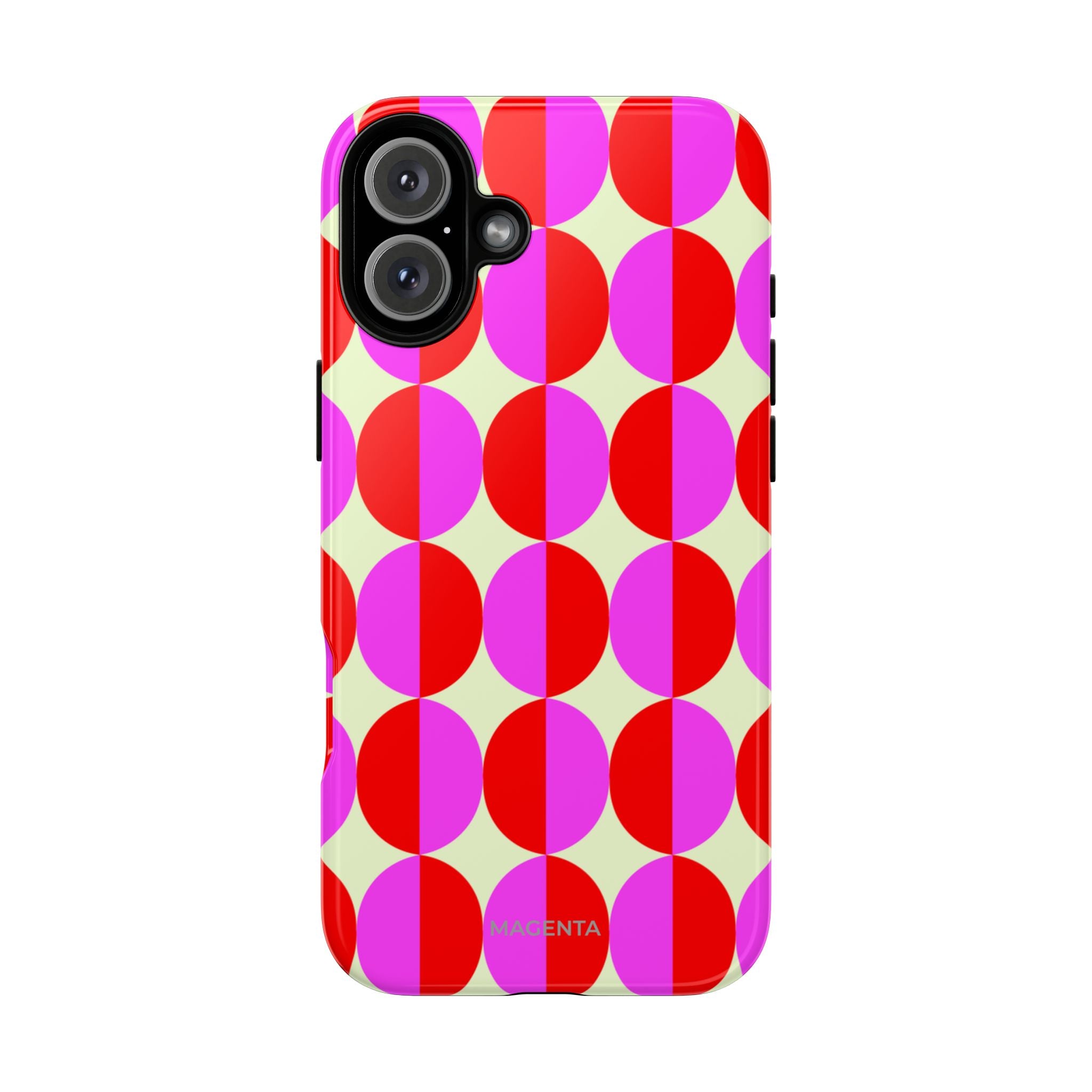 Red Pink Circle Tough Case