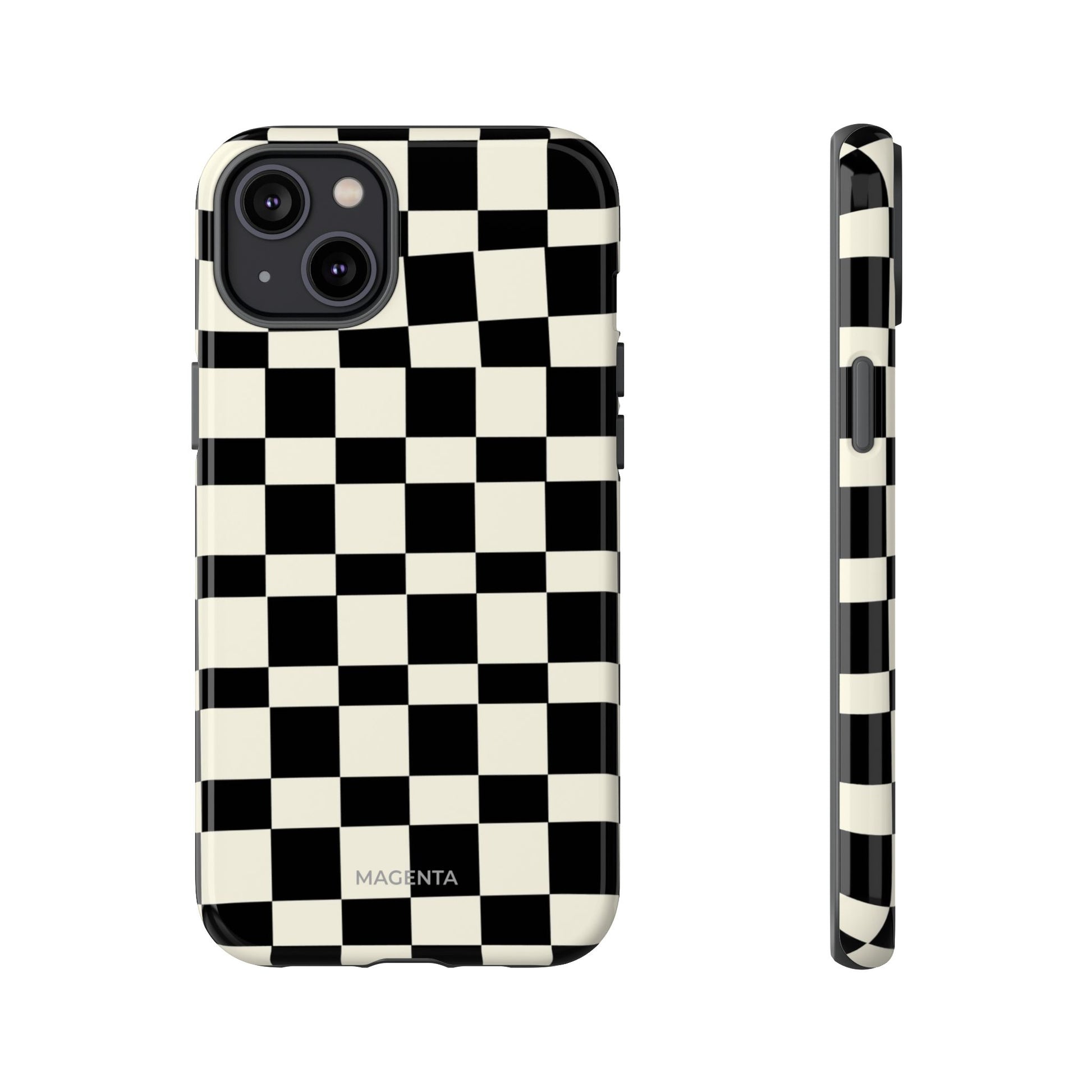 Black & White Check Tough Case