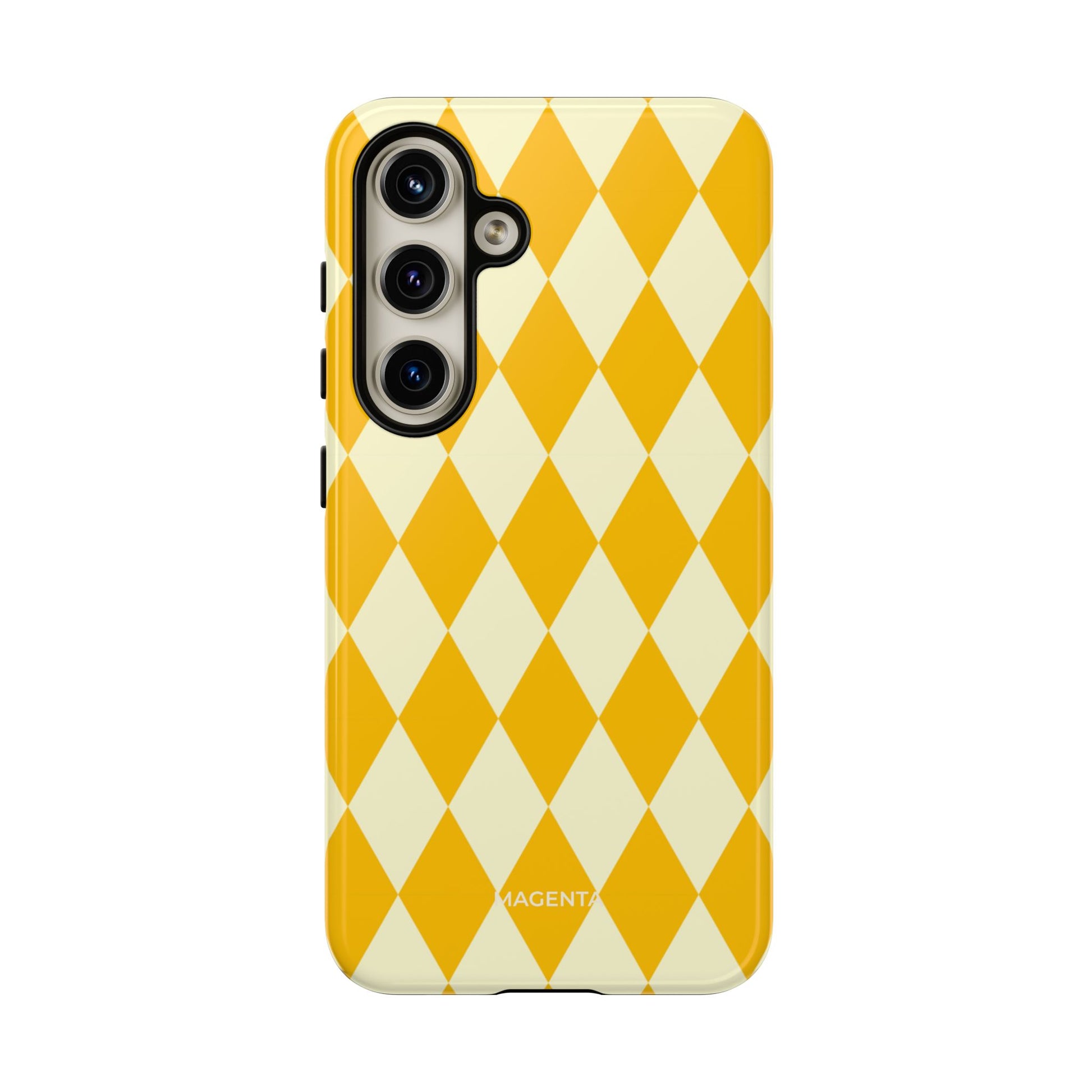 Yellow & Cream Geometric Tough Case