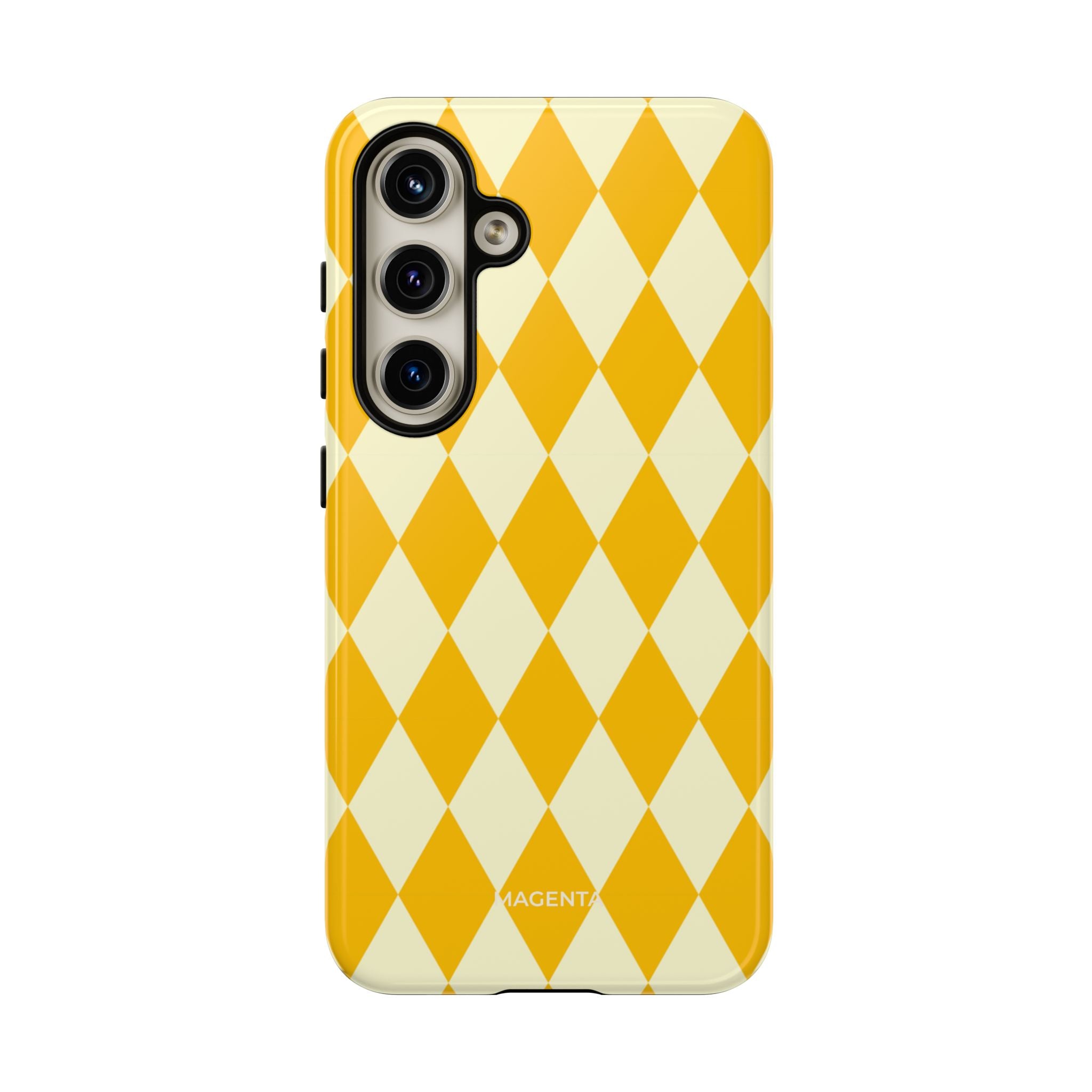 Yellow & Cream Geometric Tough Case