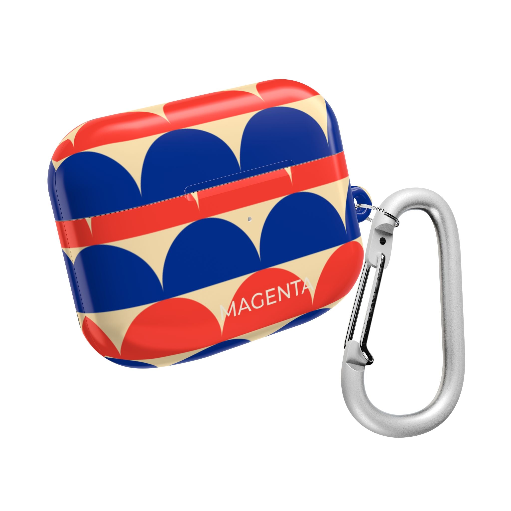 Red & Blue Half Circle AirPods Pro Gen 1 Case