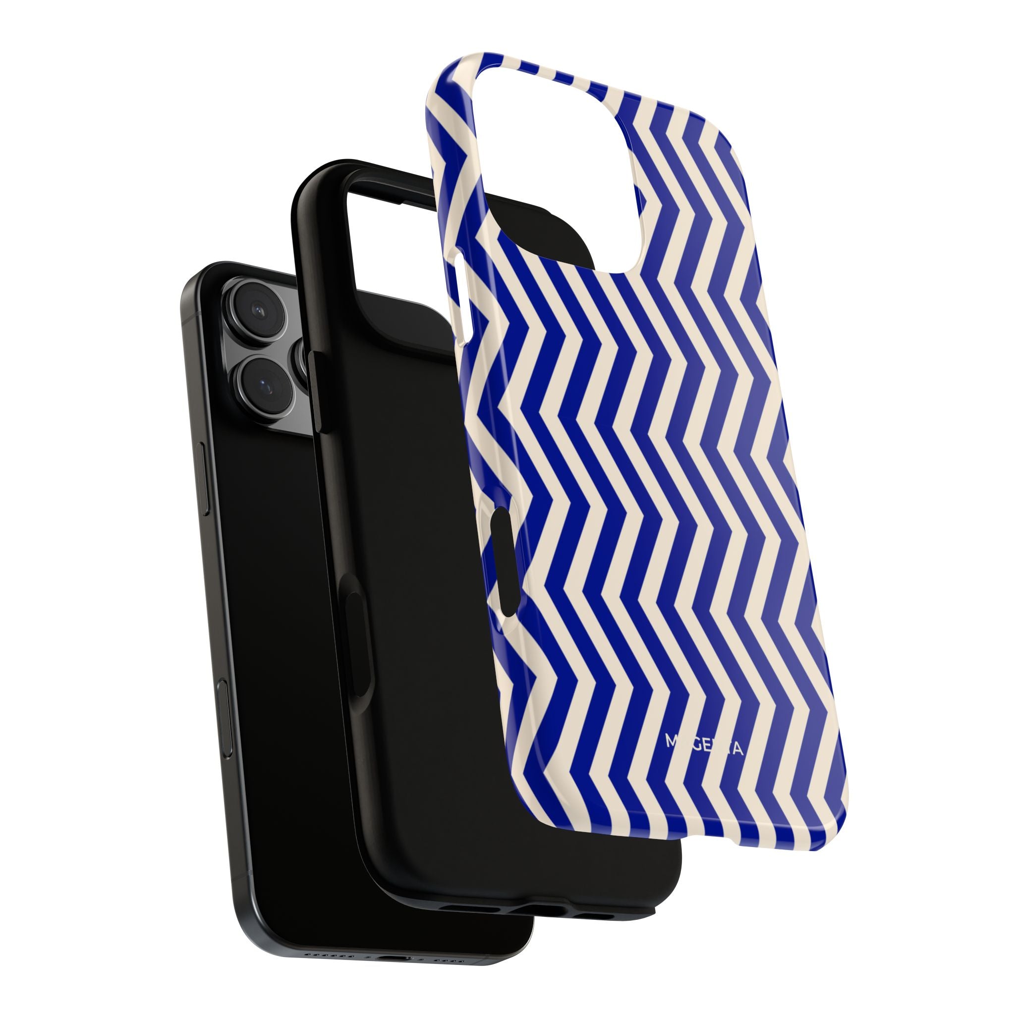 Blue Chevron Tough Case