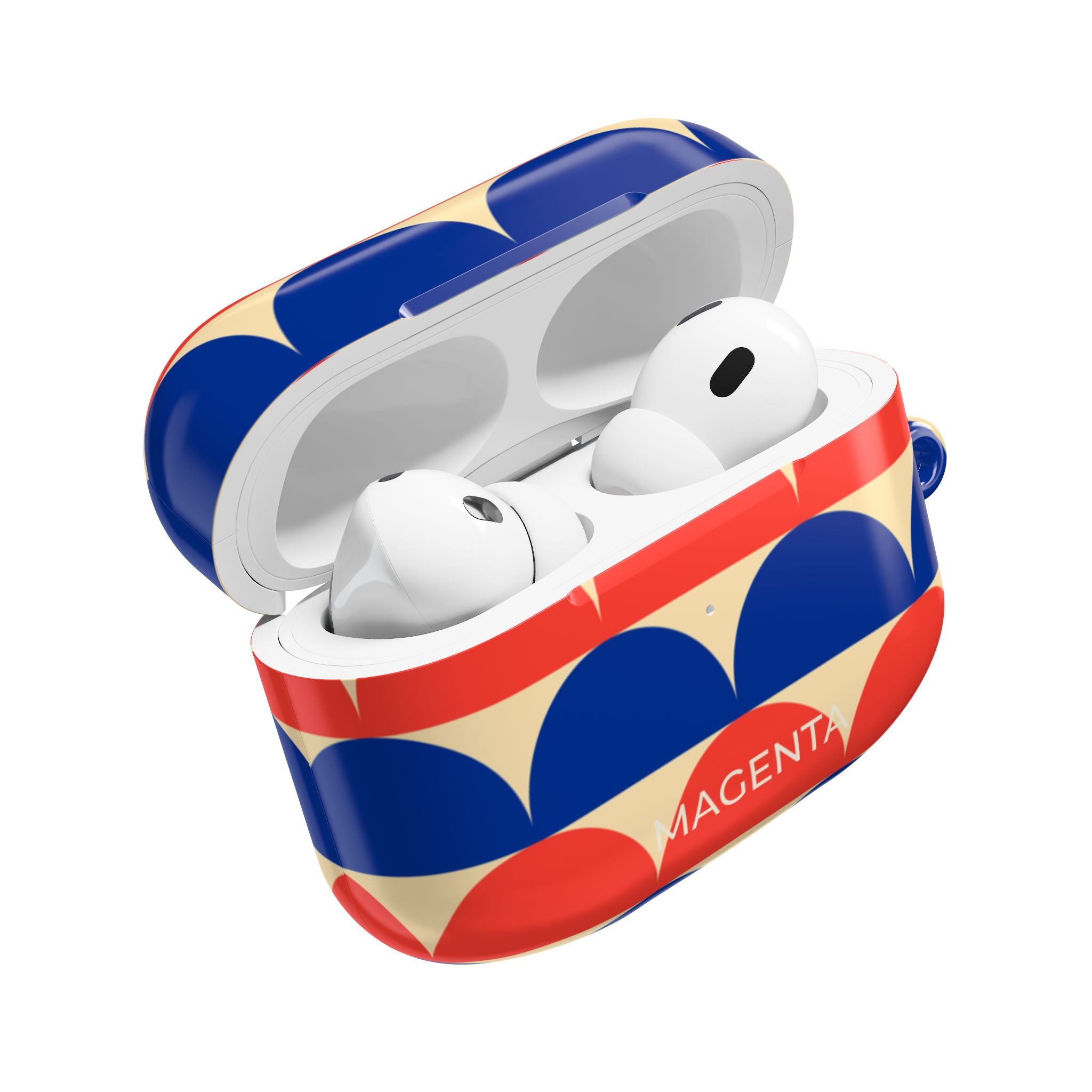 Red & Blue Half Circle AirPods Pro Gen 1 Case