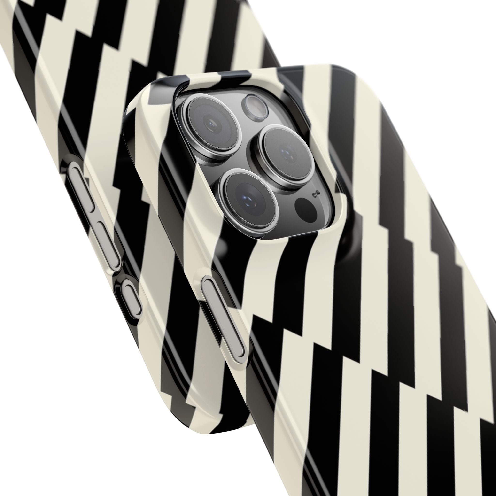 Black & White Crosswalk Snap Case