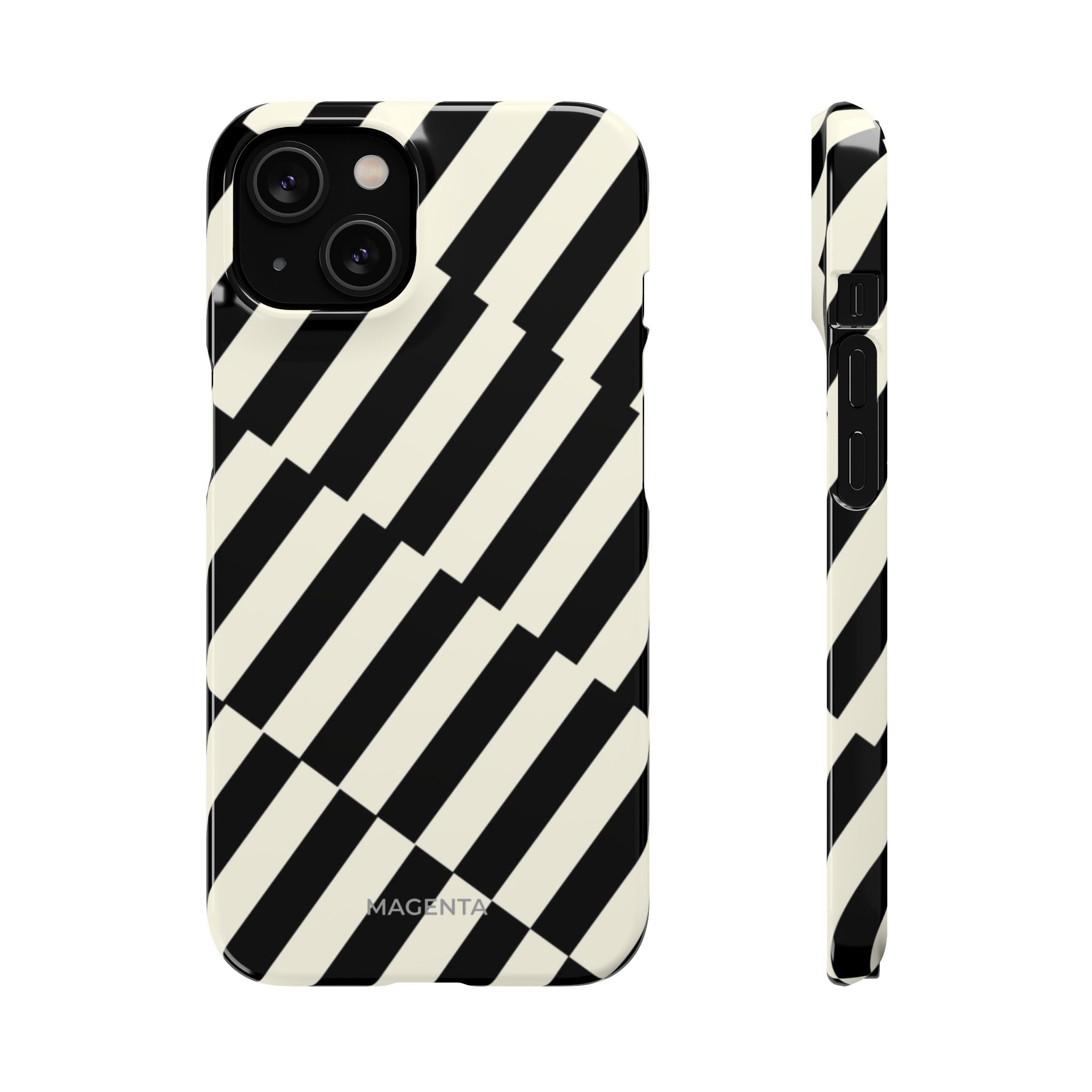 Black & White Crosswalk Snap Case