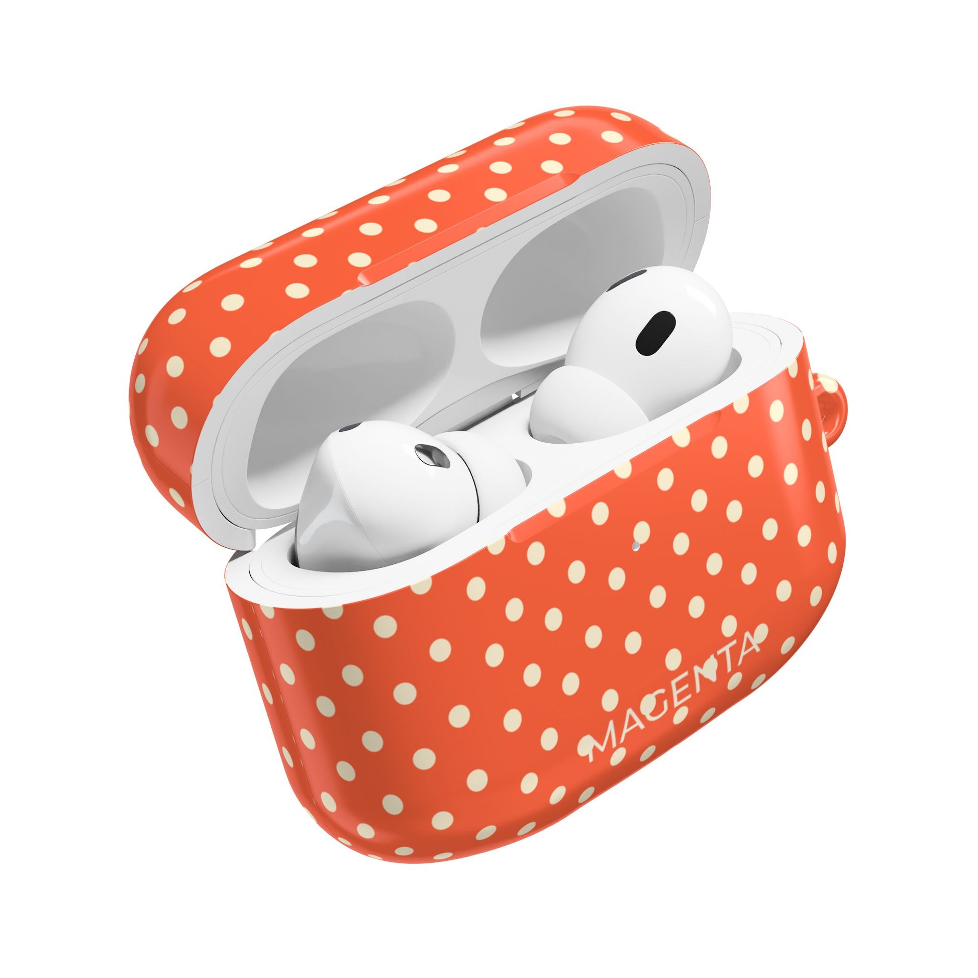 Cream On Old Rose Polka Dots AirPods Pro Gen 1 Case