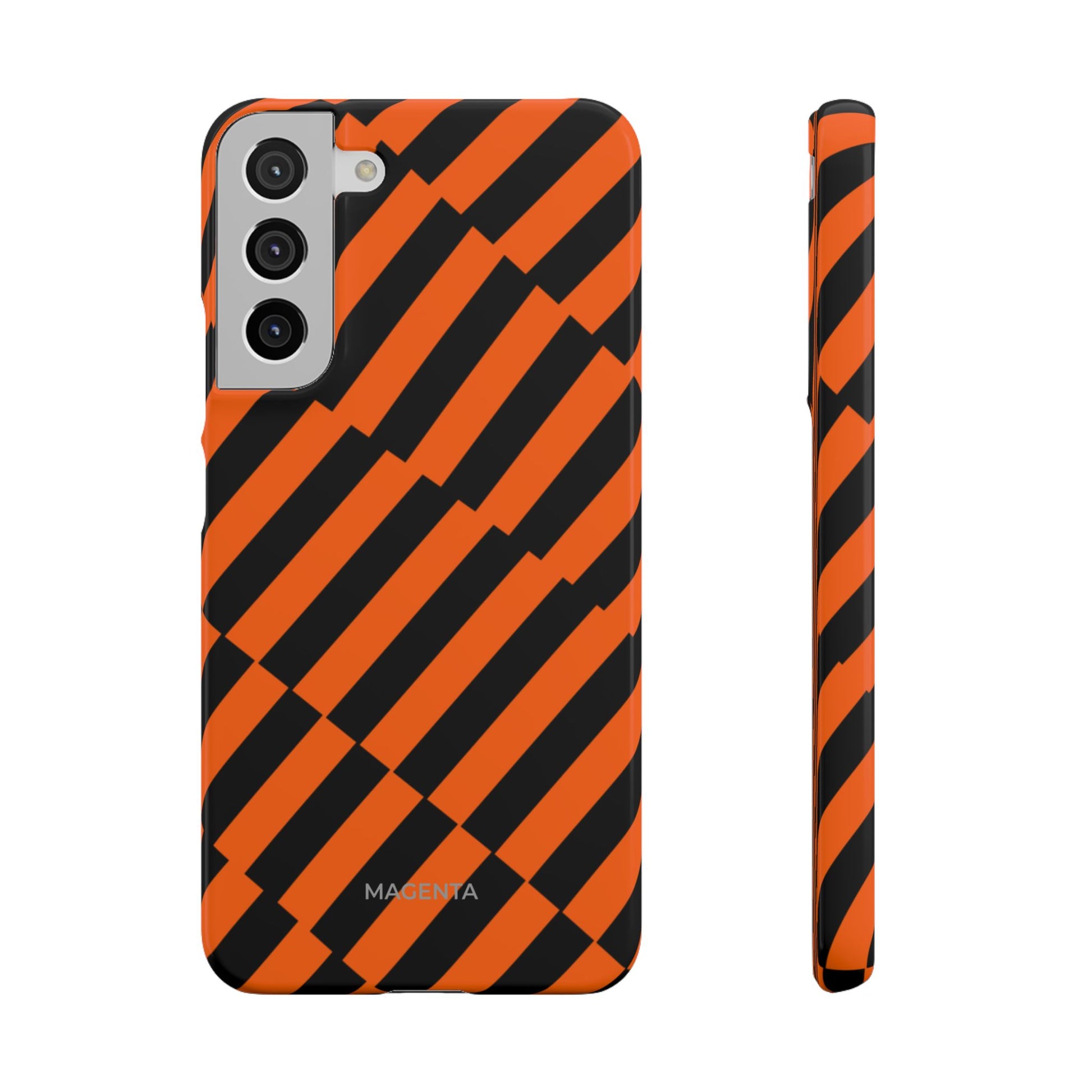 Pumpkin Stripes Snap Case