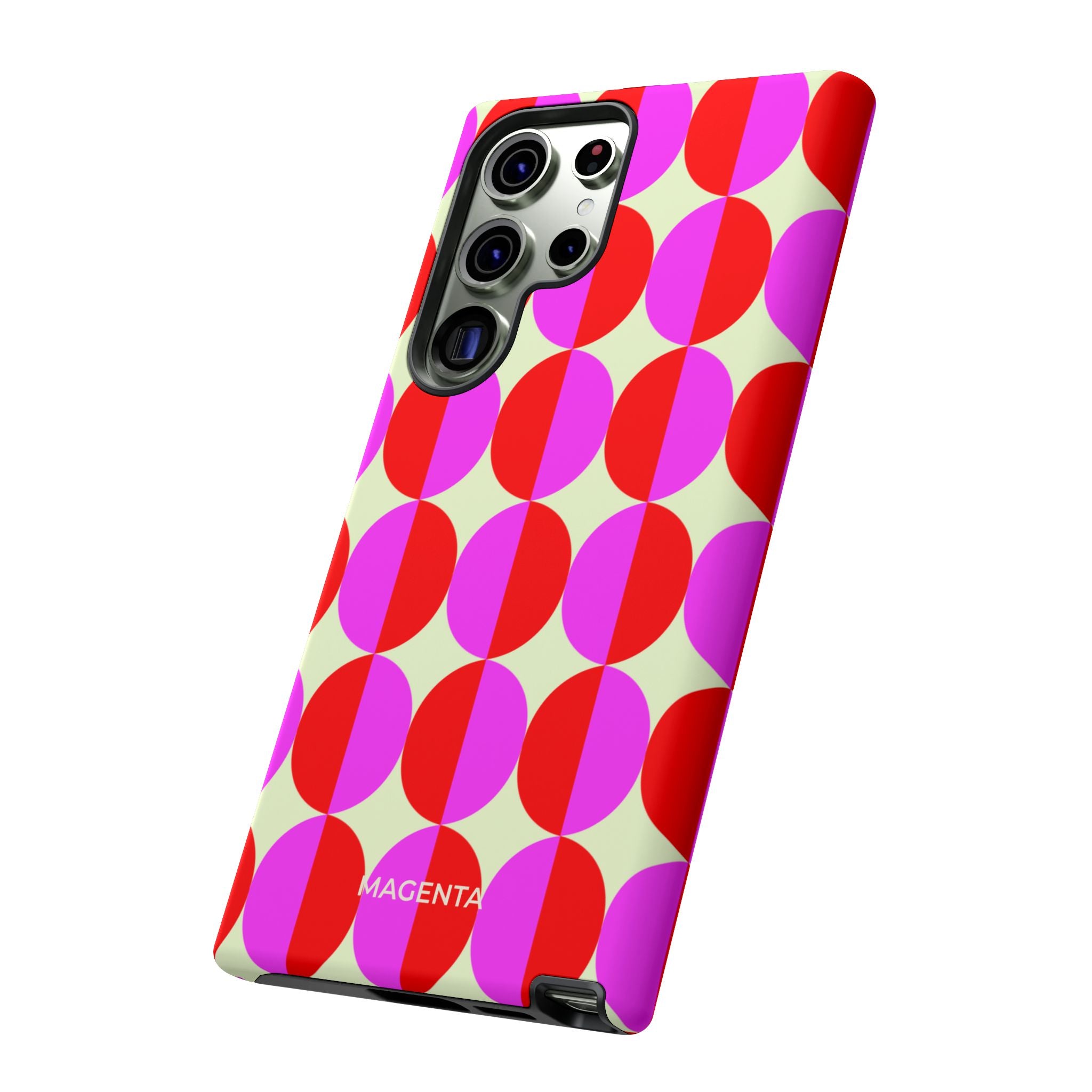 Red Pink Circle Tough Case