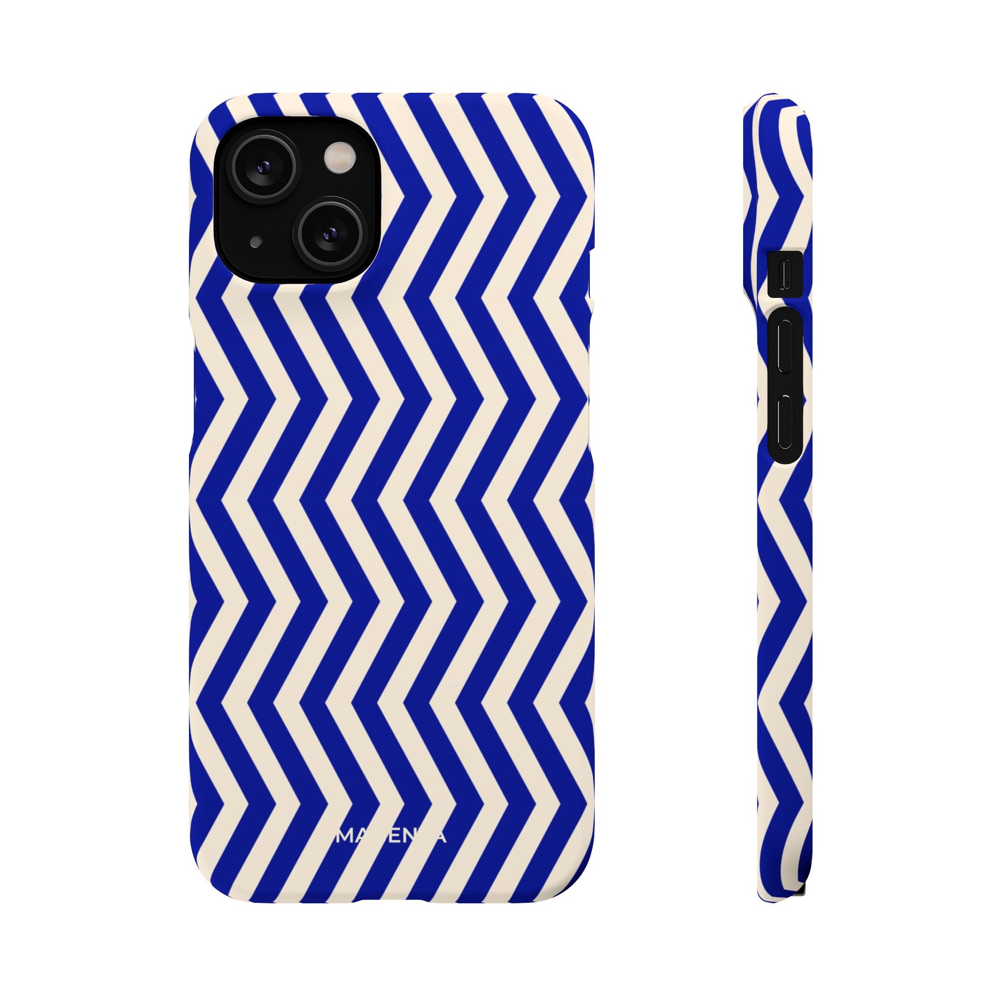 Blue Chevron Snap Case