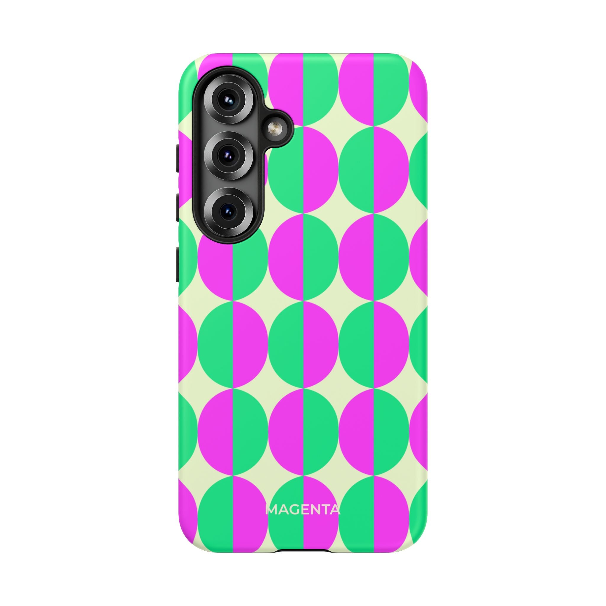 Purple Green Circle Tough Case