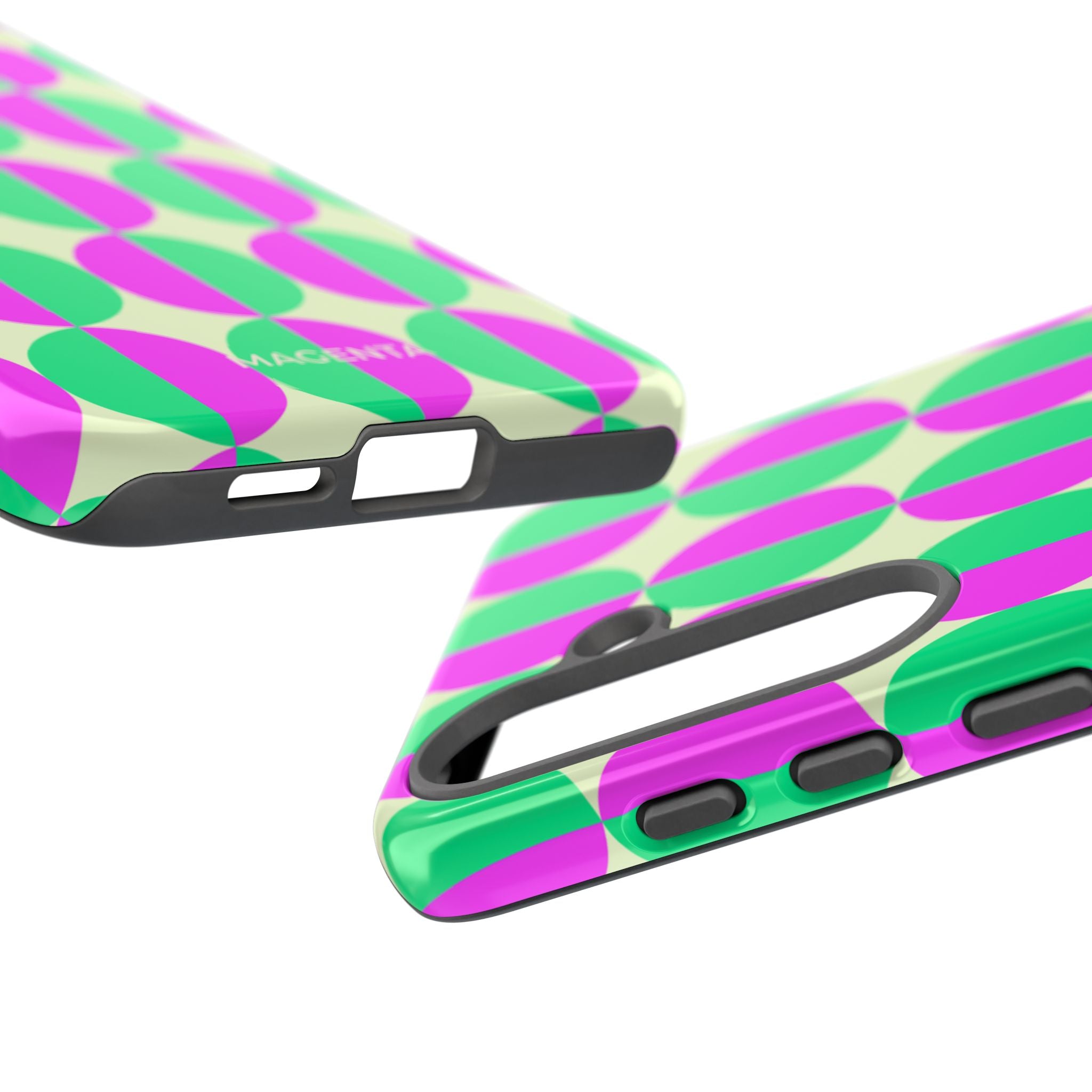 Purple Green Circle Tough Case
