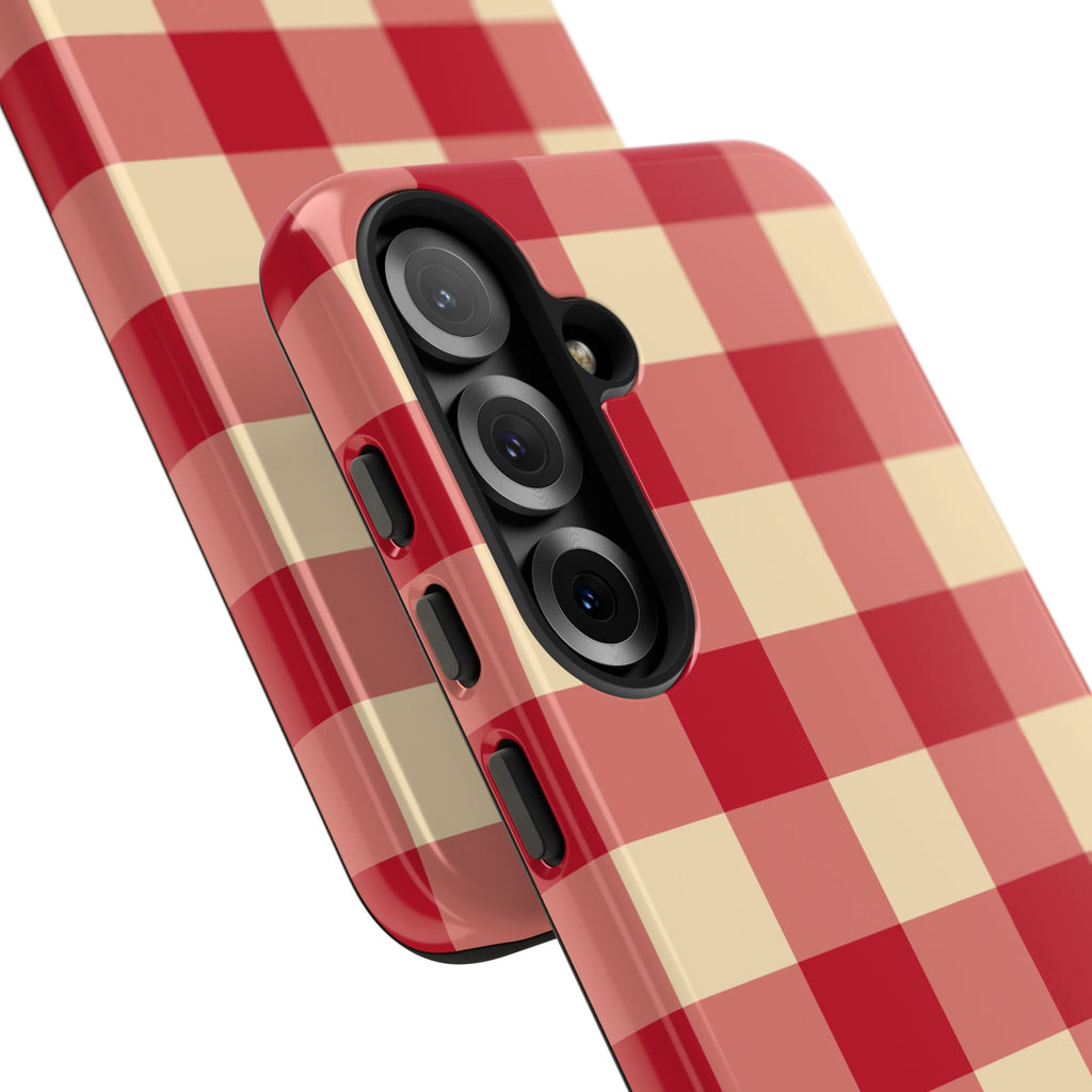 Red and Cream Checker