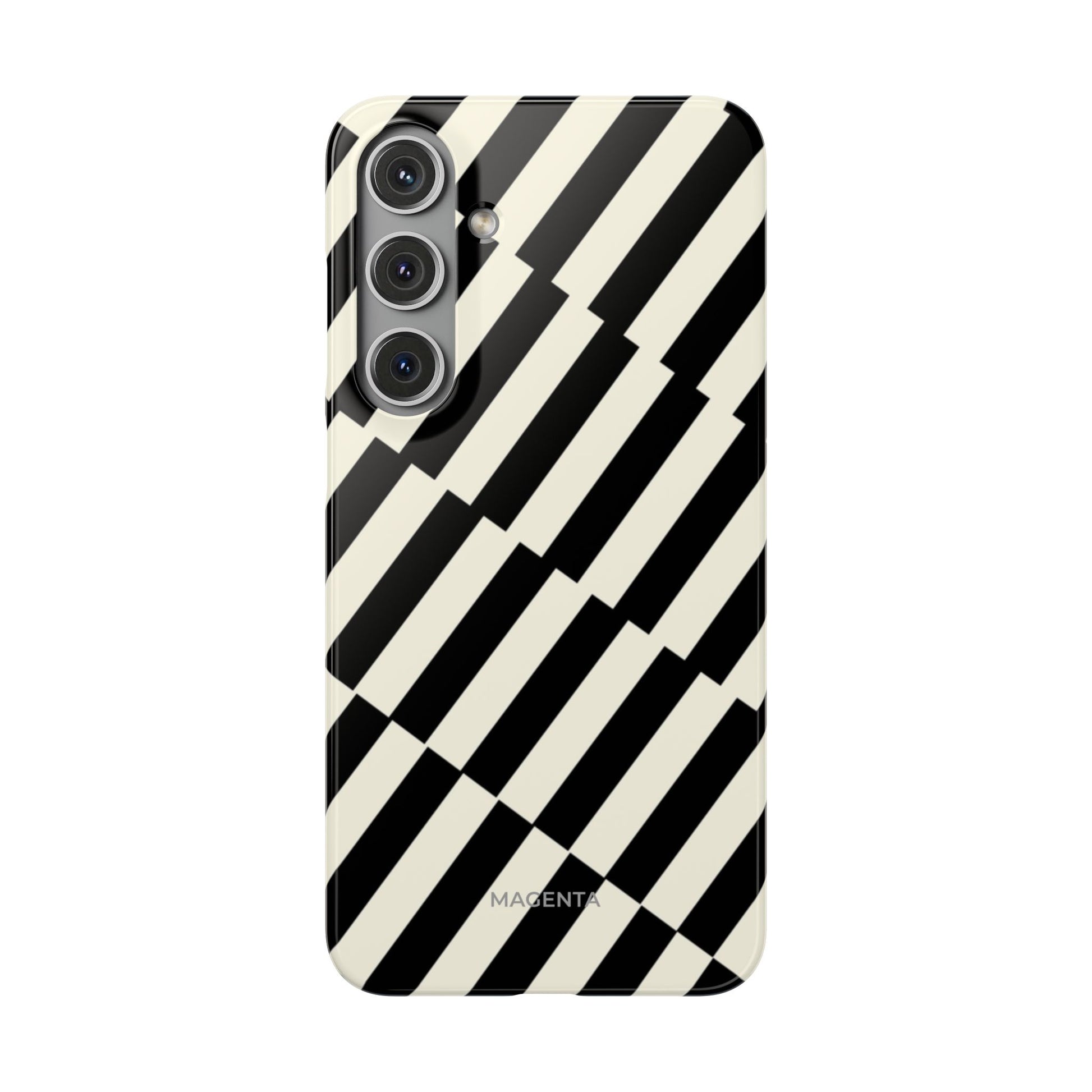 Black & White Crosswalk Snap Case