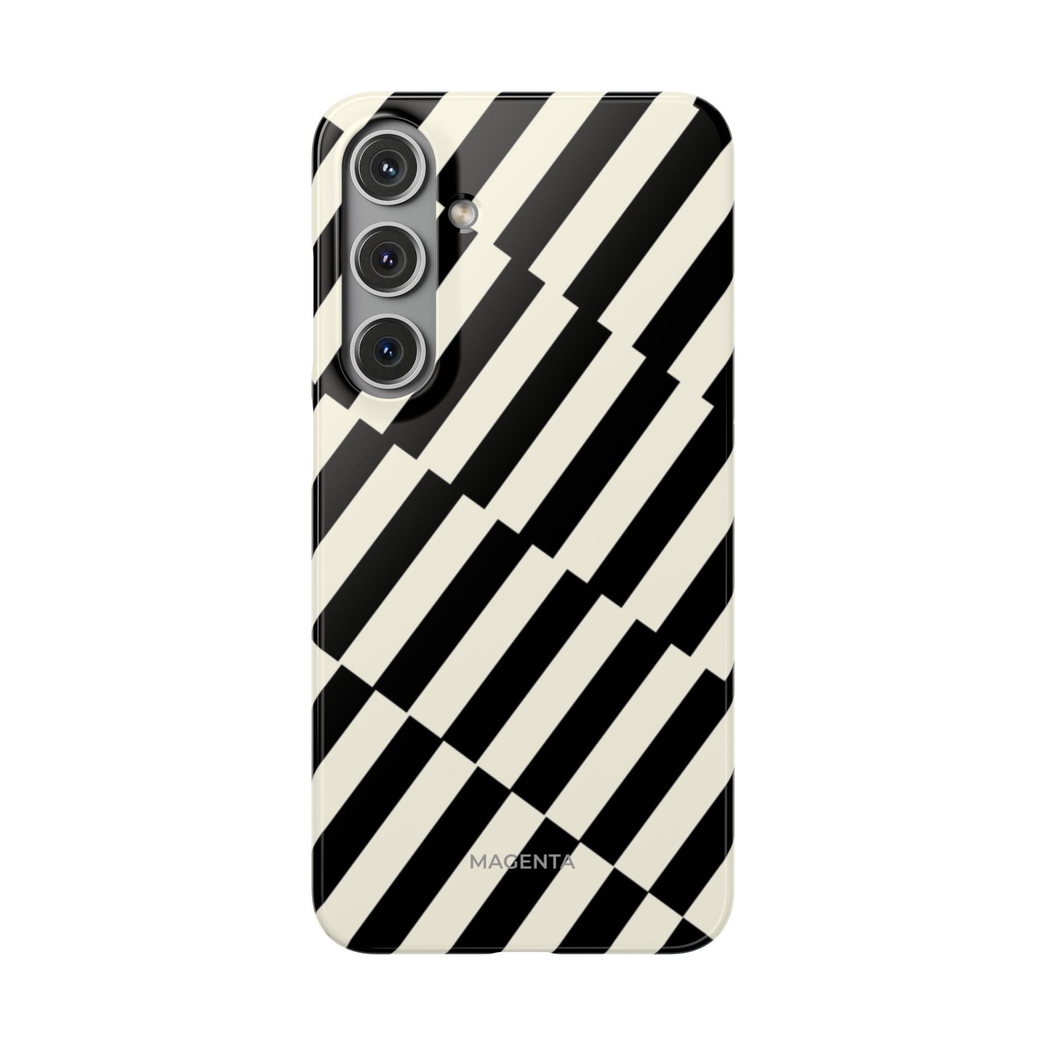 Black & White Crosswalk Snap Case