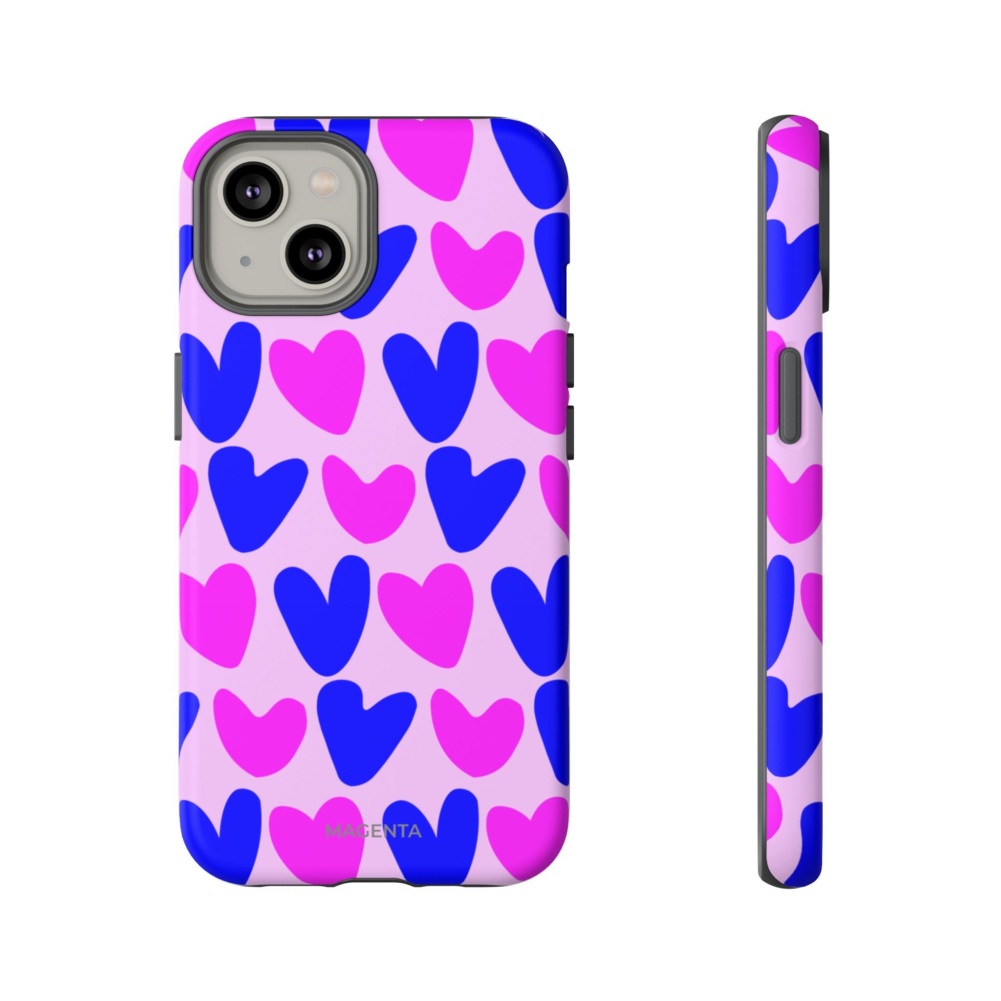 Neon Pop Hearts Tough Case