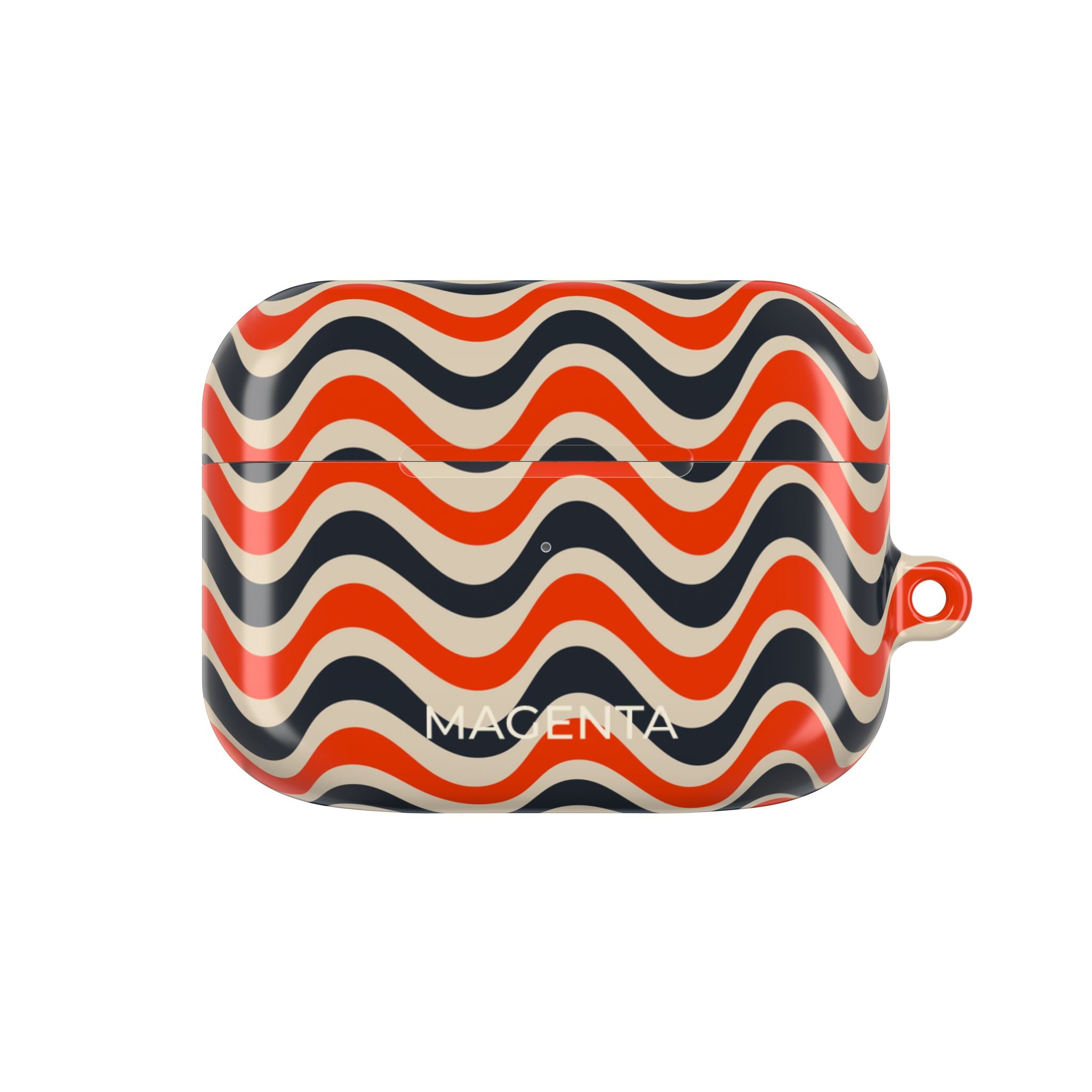 Black & Red Waves AirPods Pro Gen 1 Case