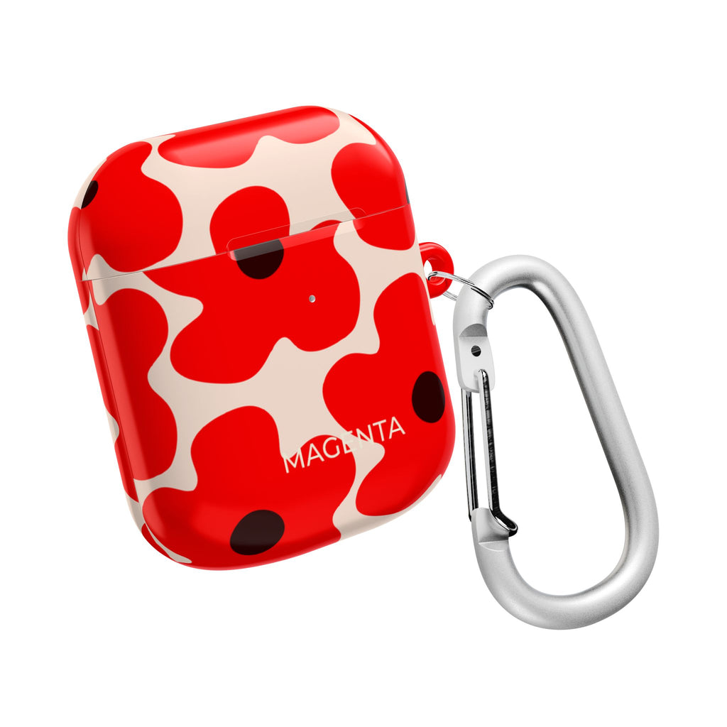 Red Floral AirPods Gen 2 Case