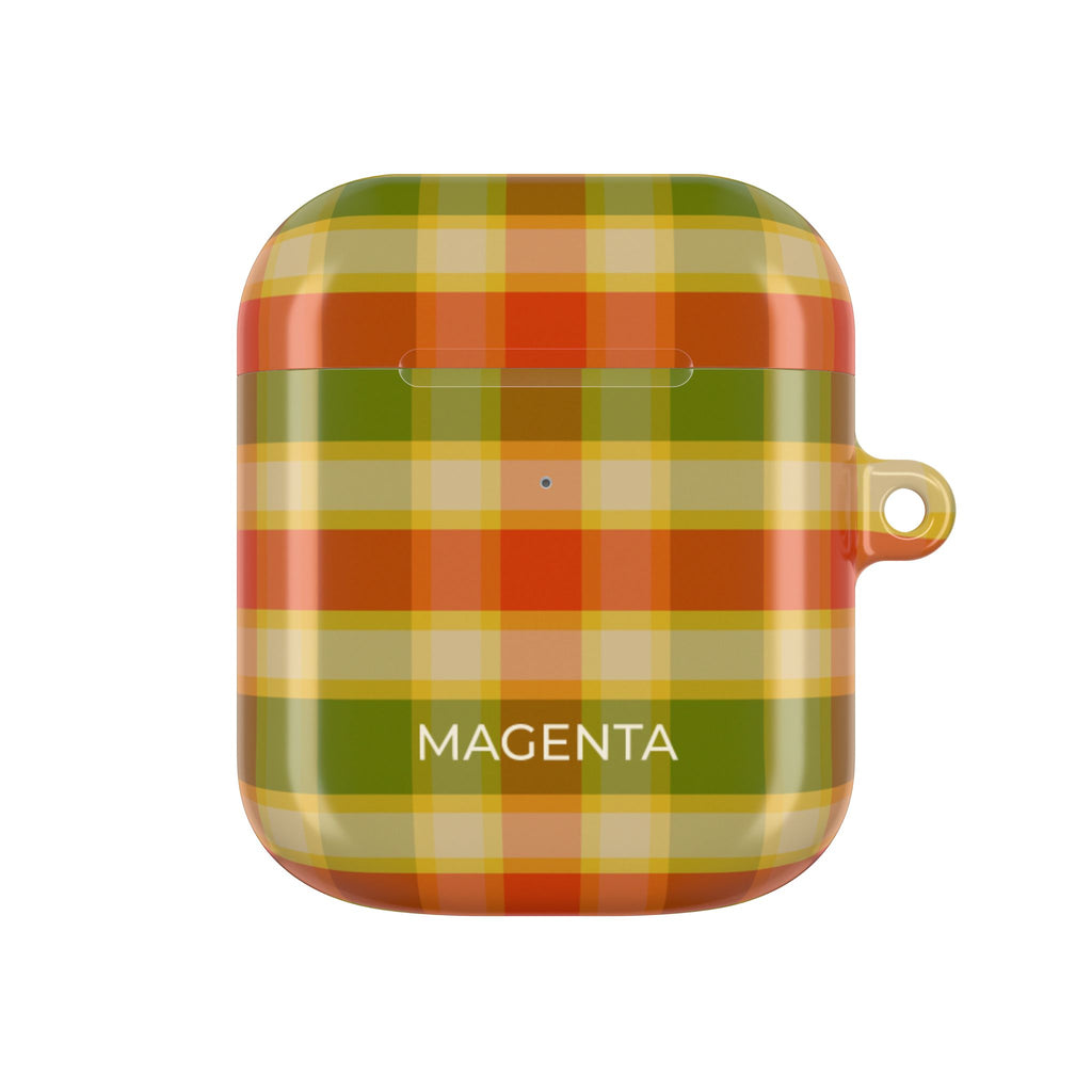 Summer Plaid AirPods Gen 2 Case