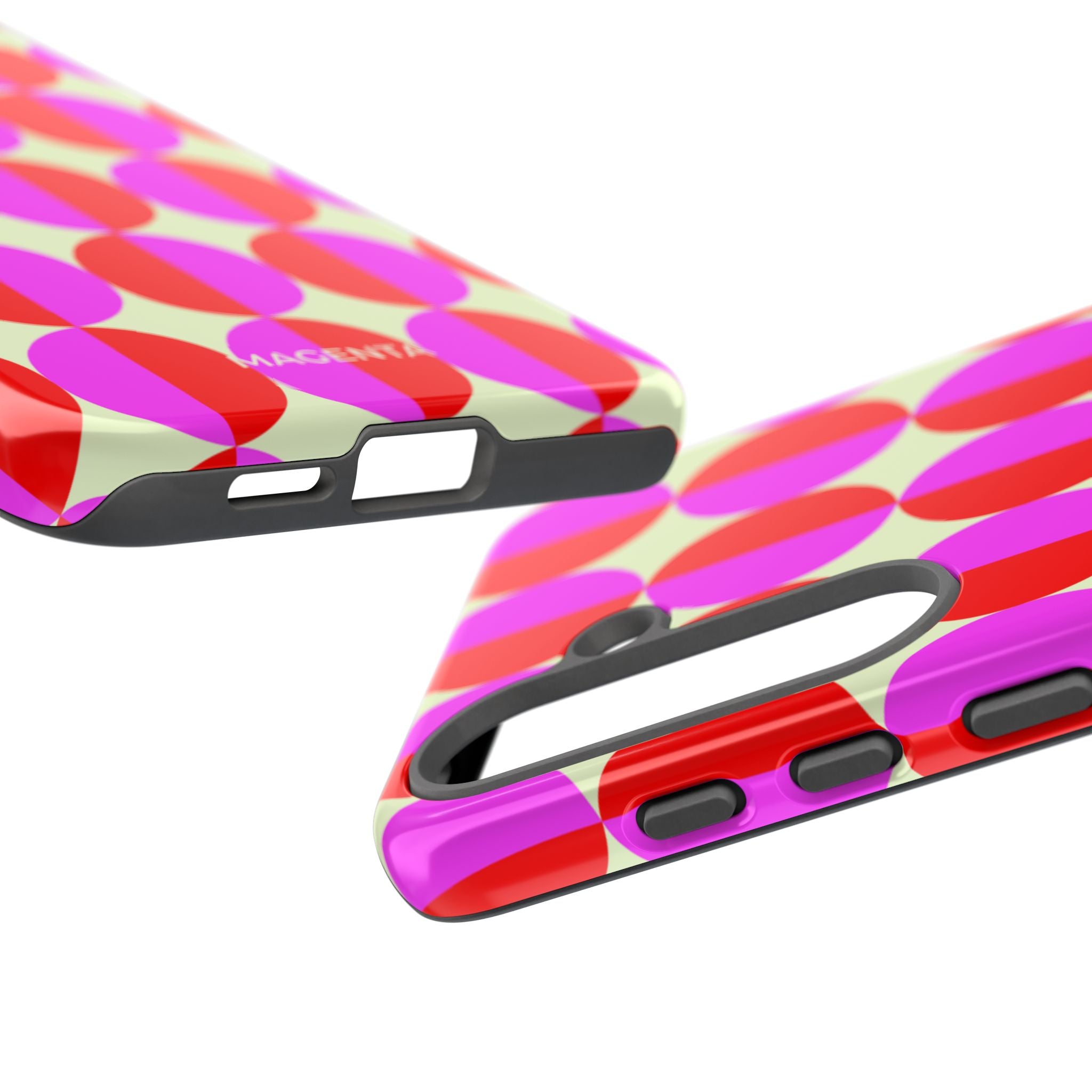 Red Pink Circle Tough Case