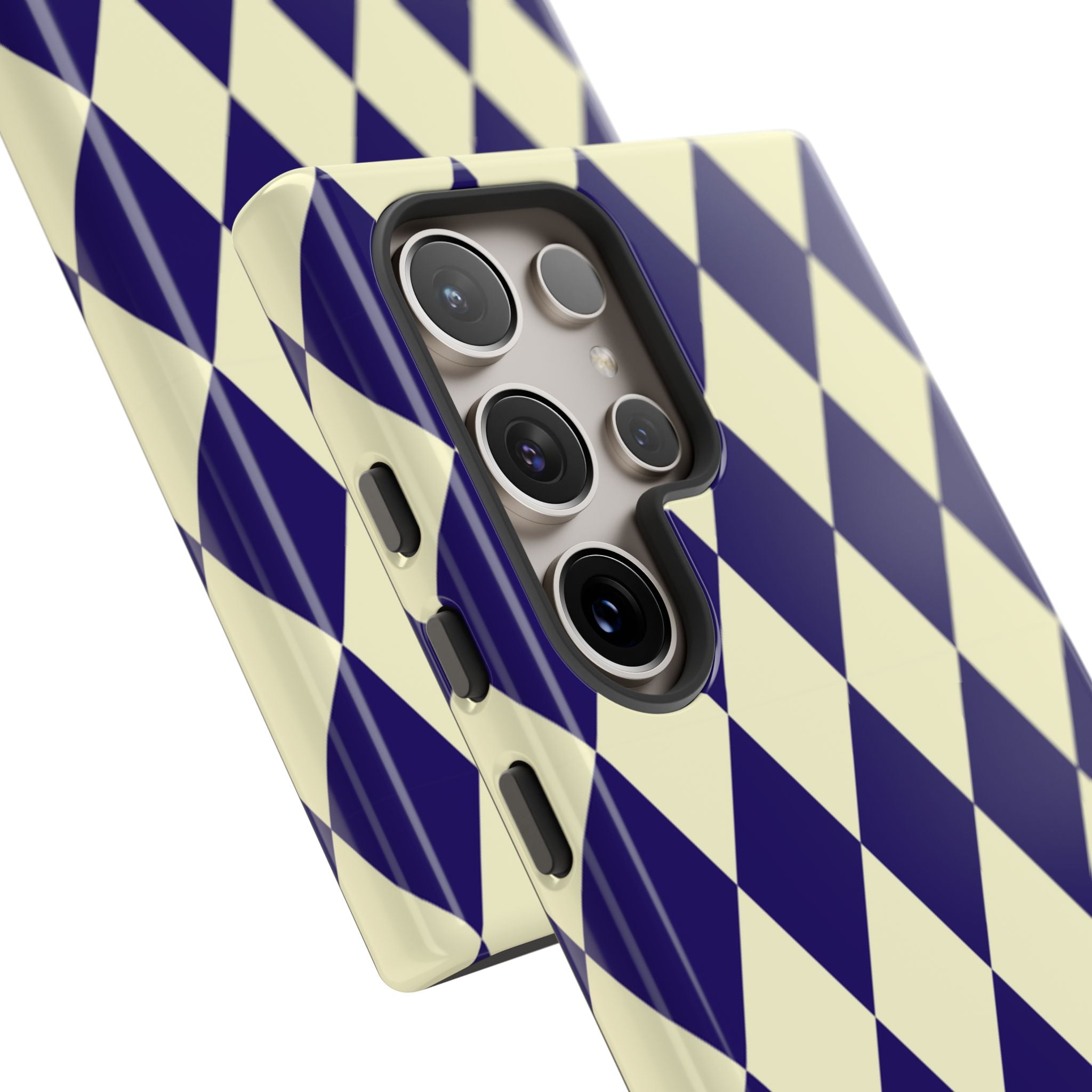 ์Navy & Cream Geometric Tough Case