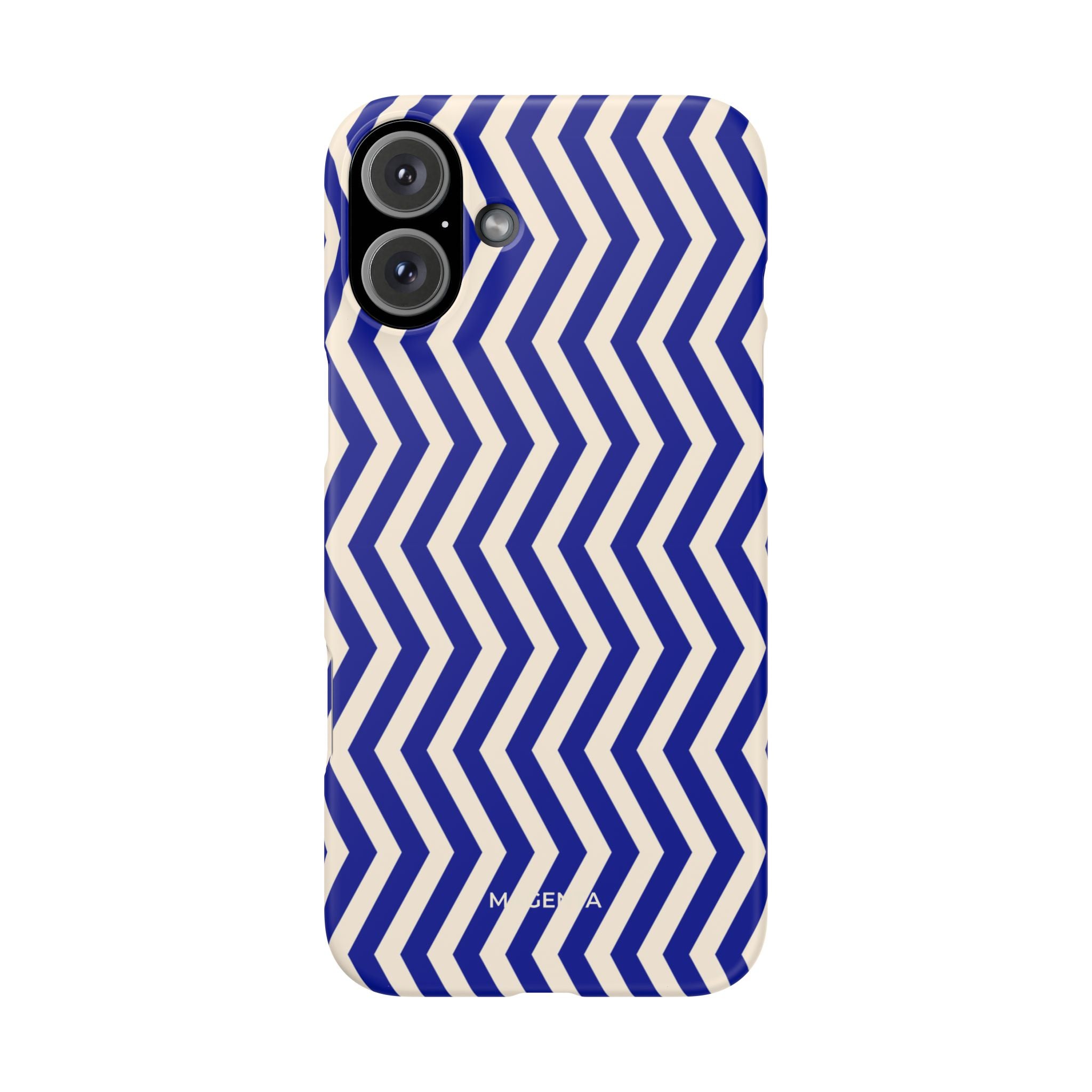 Blue Chevron Snap Case