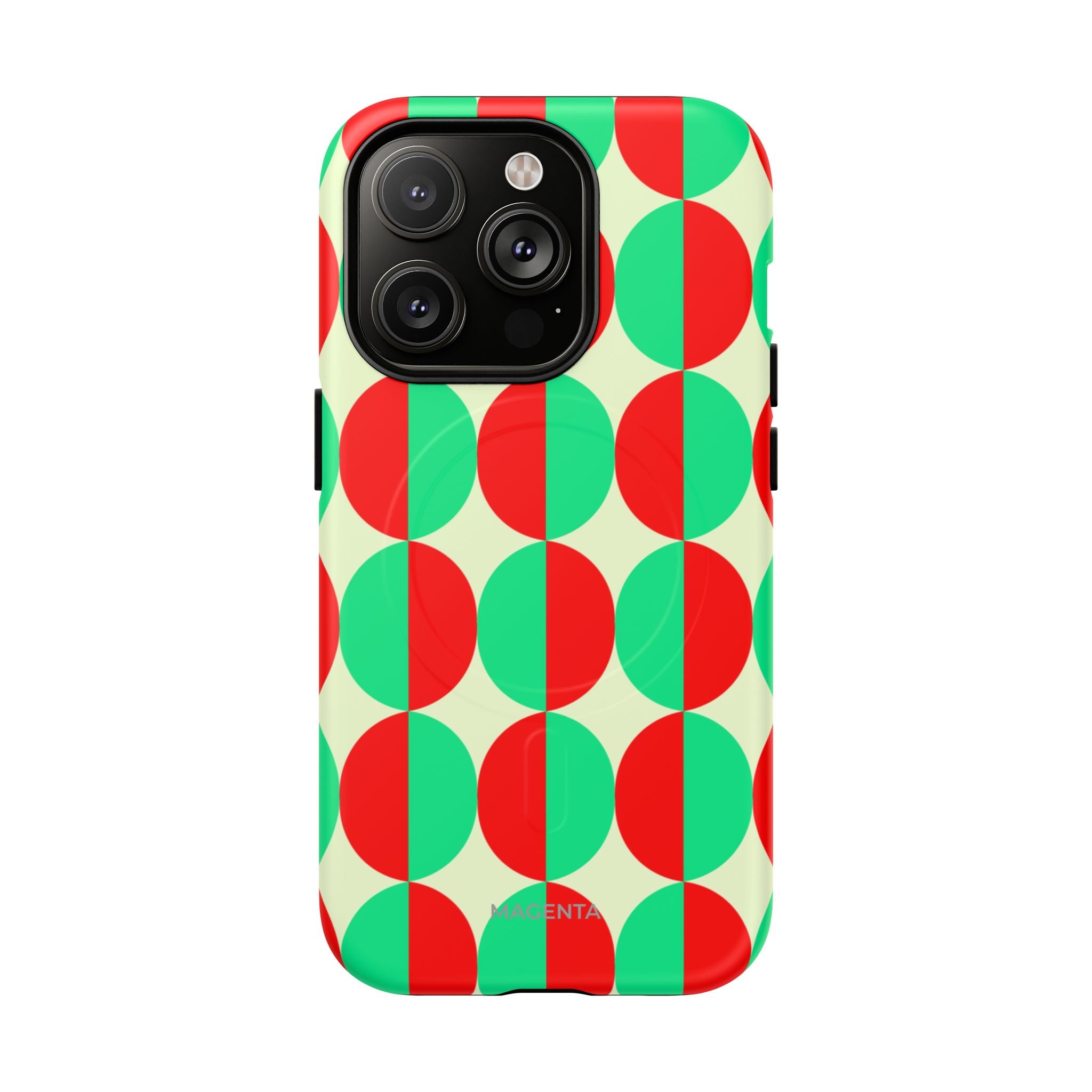 Red Green Circle Tough Mag Case
