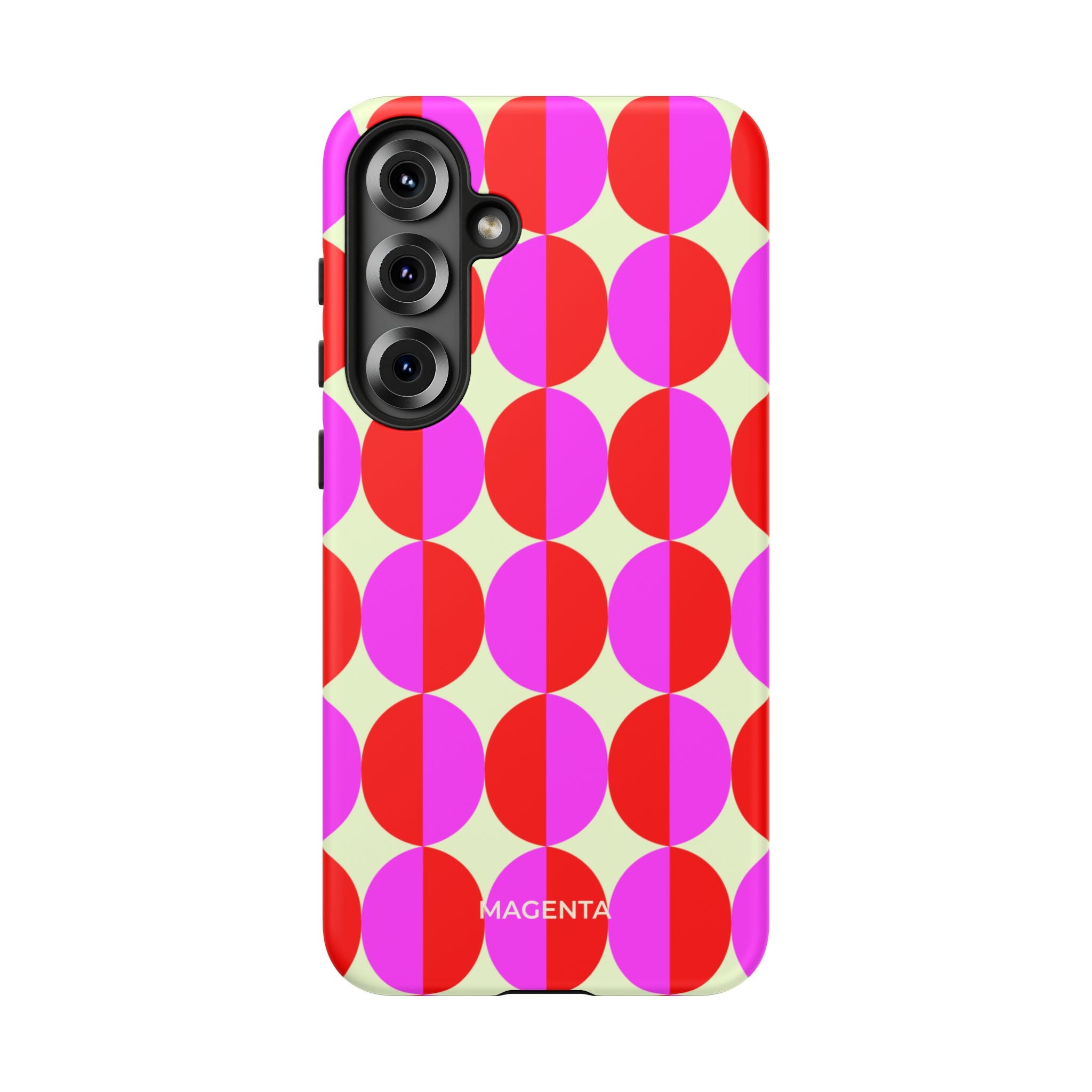 Red Pink Circle Tough Case
