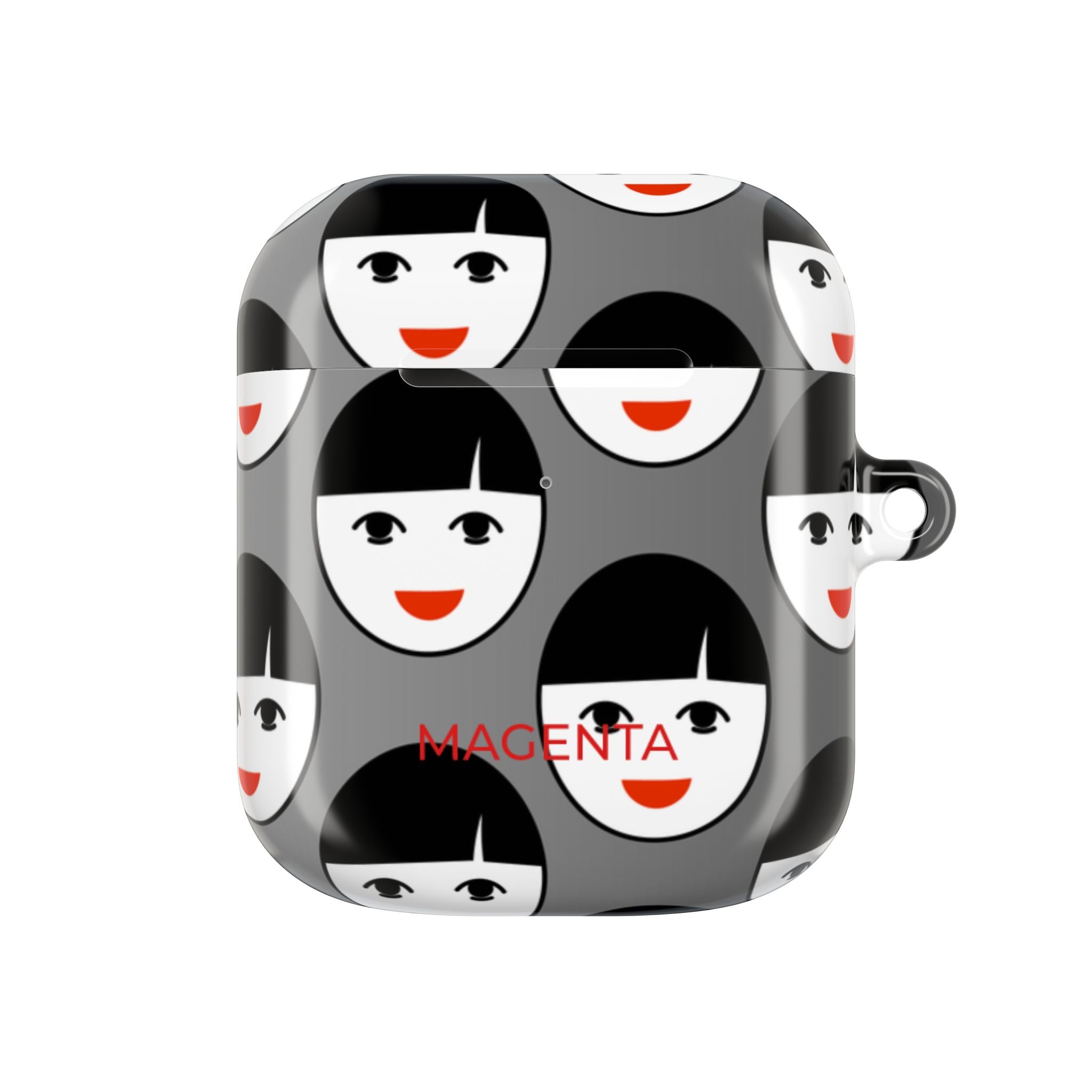 The Girl With Red Lipstick AirPods Gen 2 Case - Grey