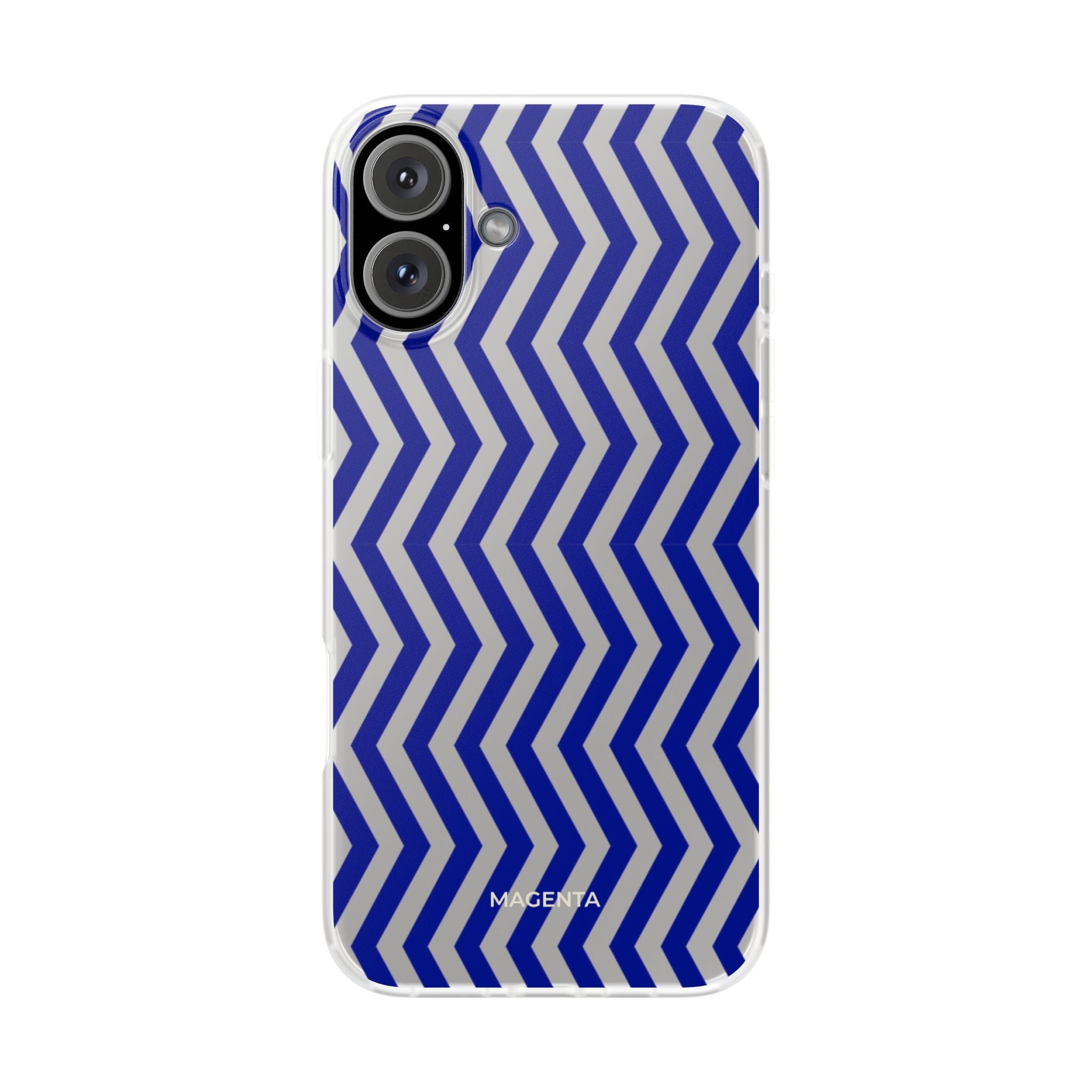 Blue Chevron Flexi Case