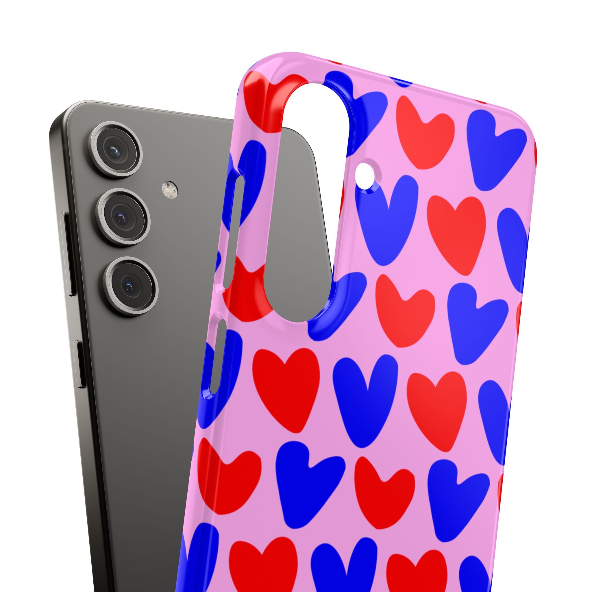 Zesty Hearts Snap Case