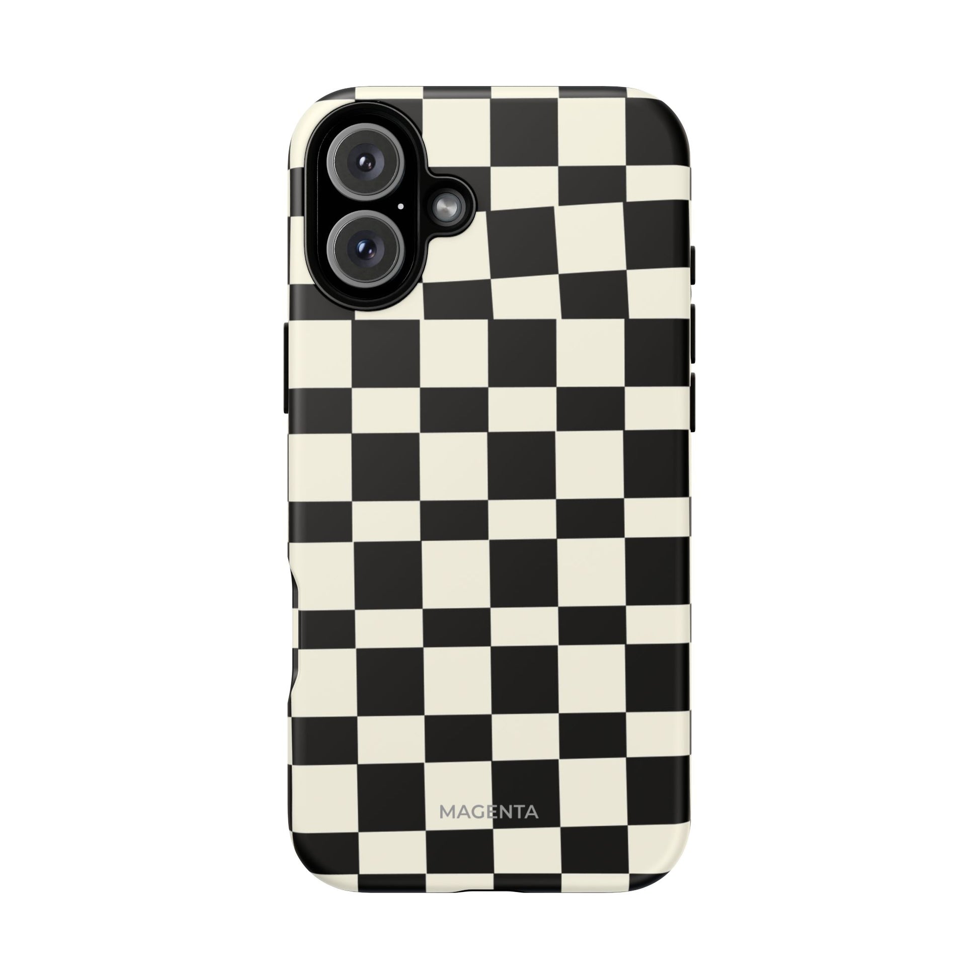 Black & White Check Tough Case