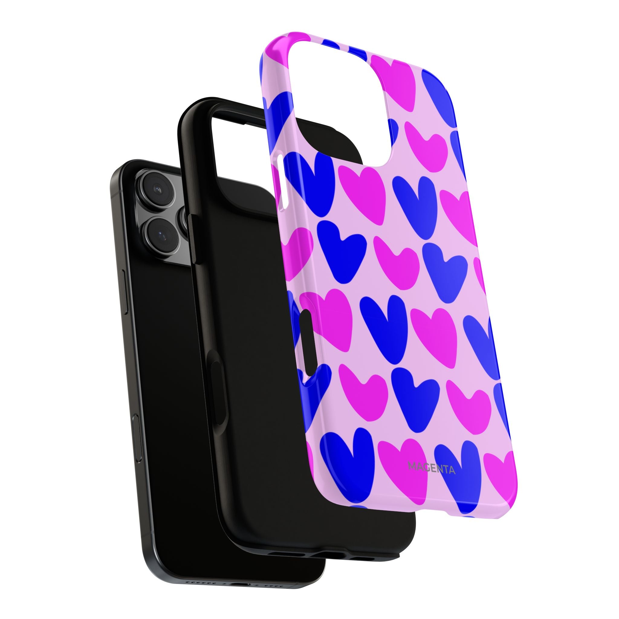 Neon Pop Hearts Tough Case